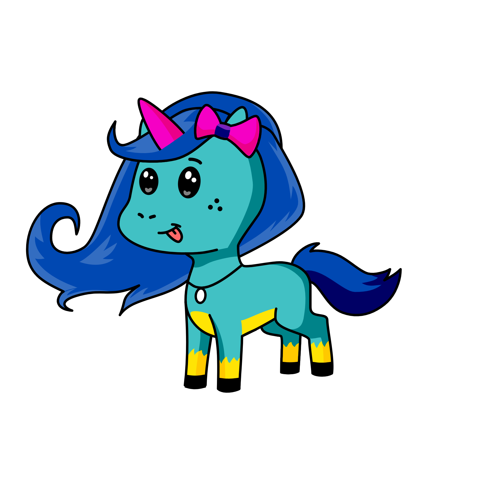 Sky, the unicorn