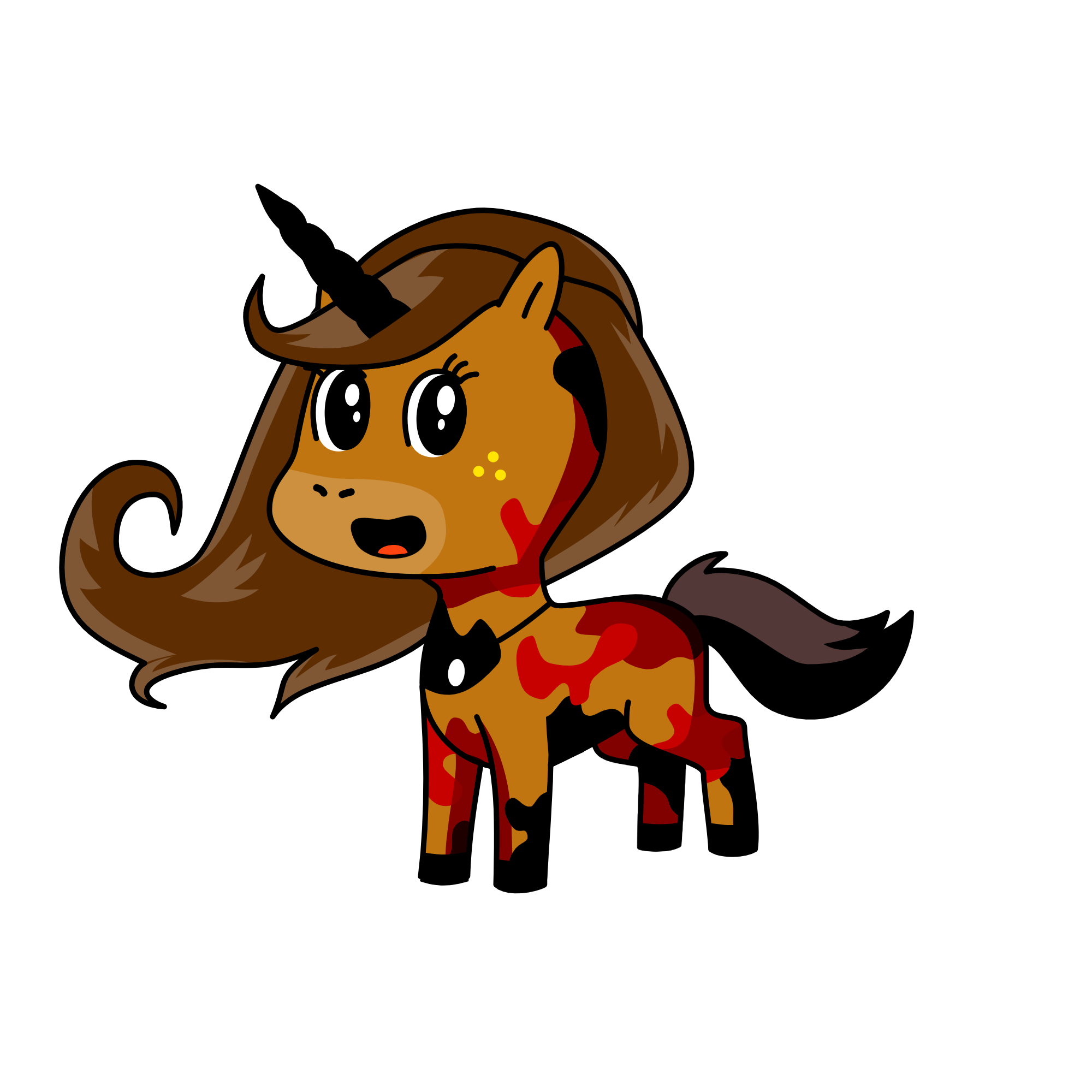 Brownie, the unicorn