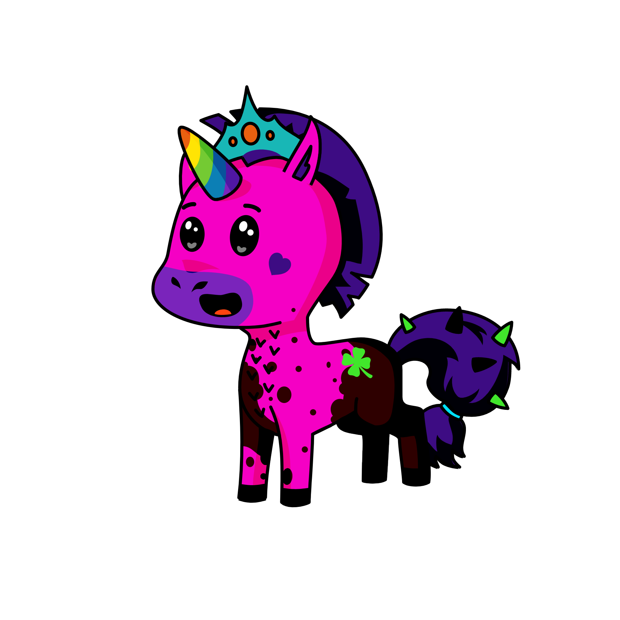 King Ayden, the unicorn