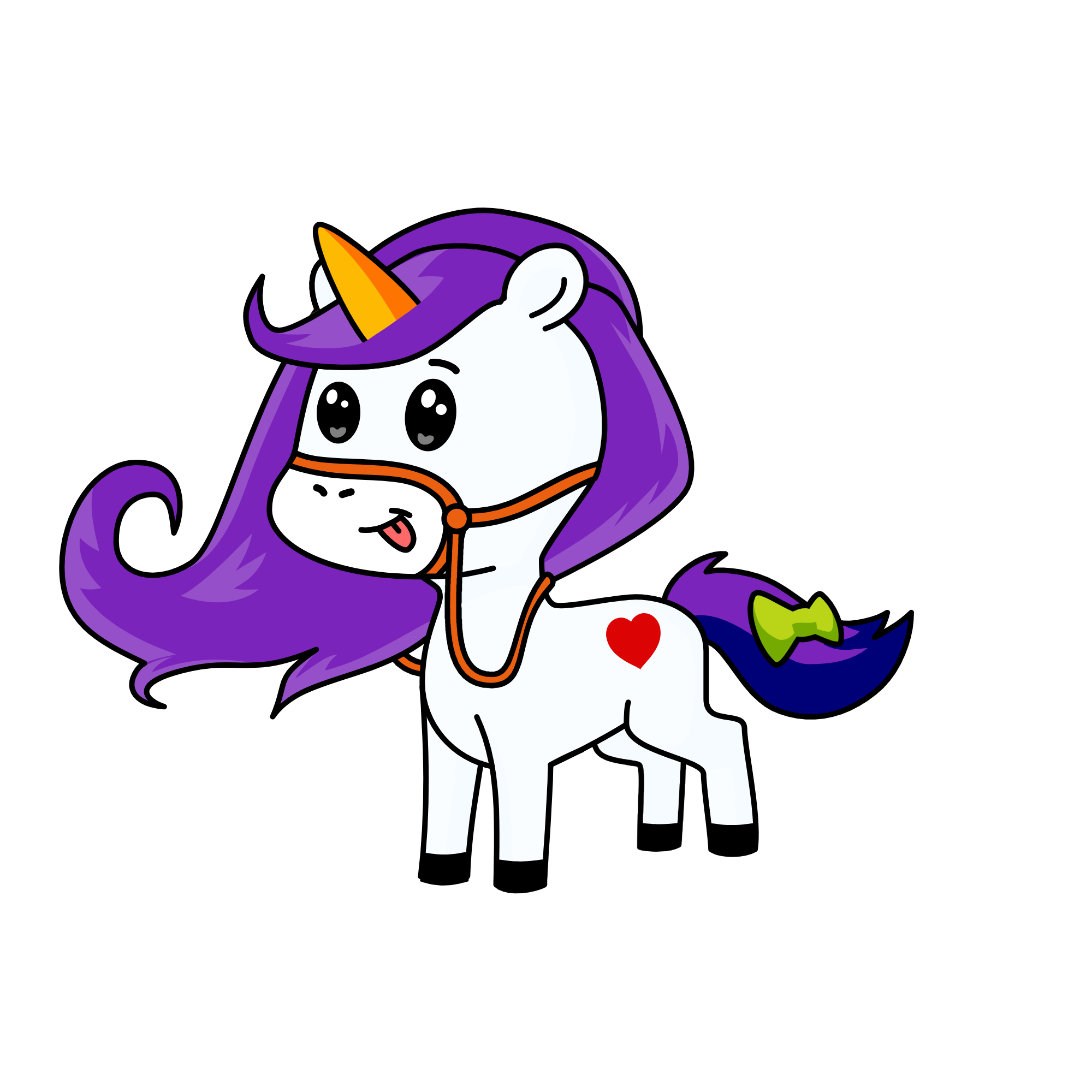 Smile, the unicorn