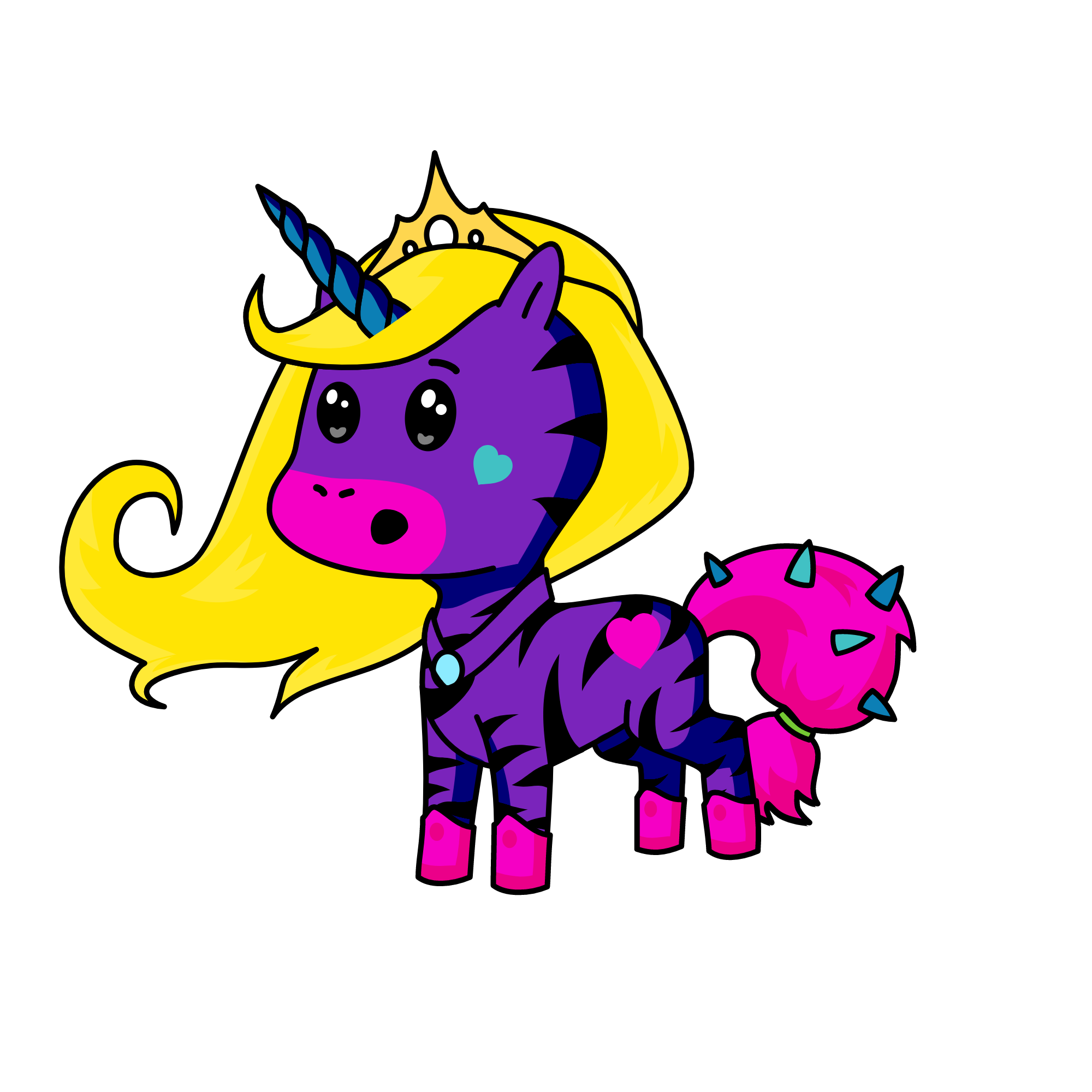 Candy, the unicorn