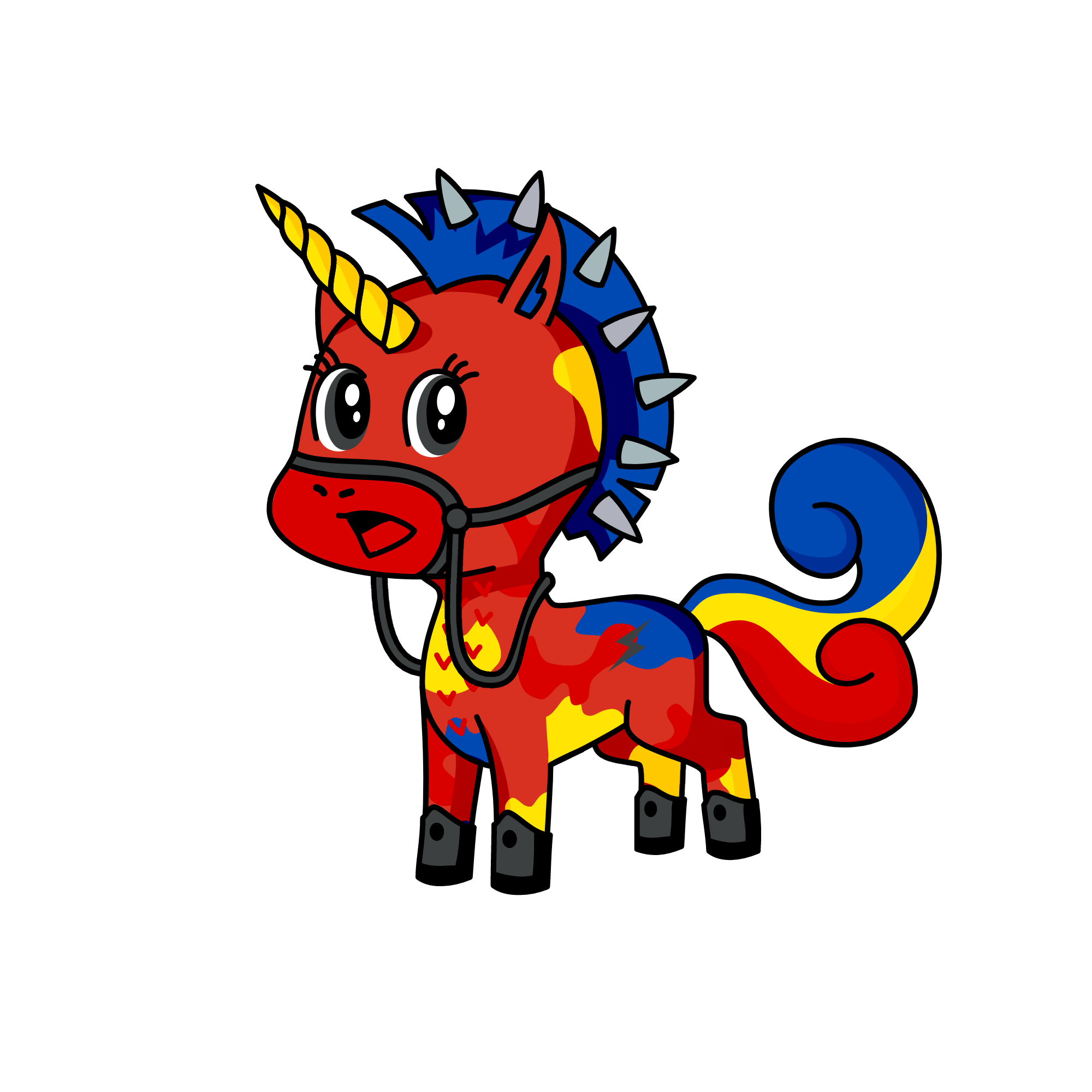 cheeks, the unicorn