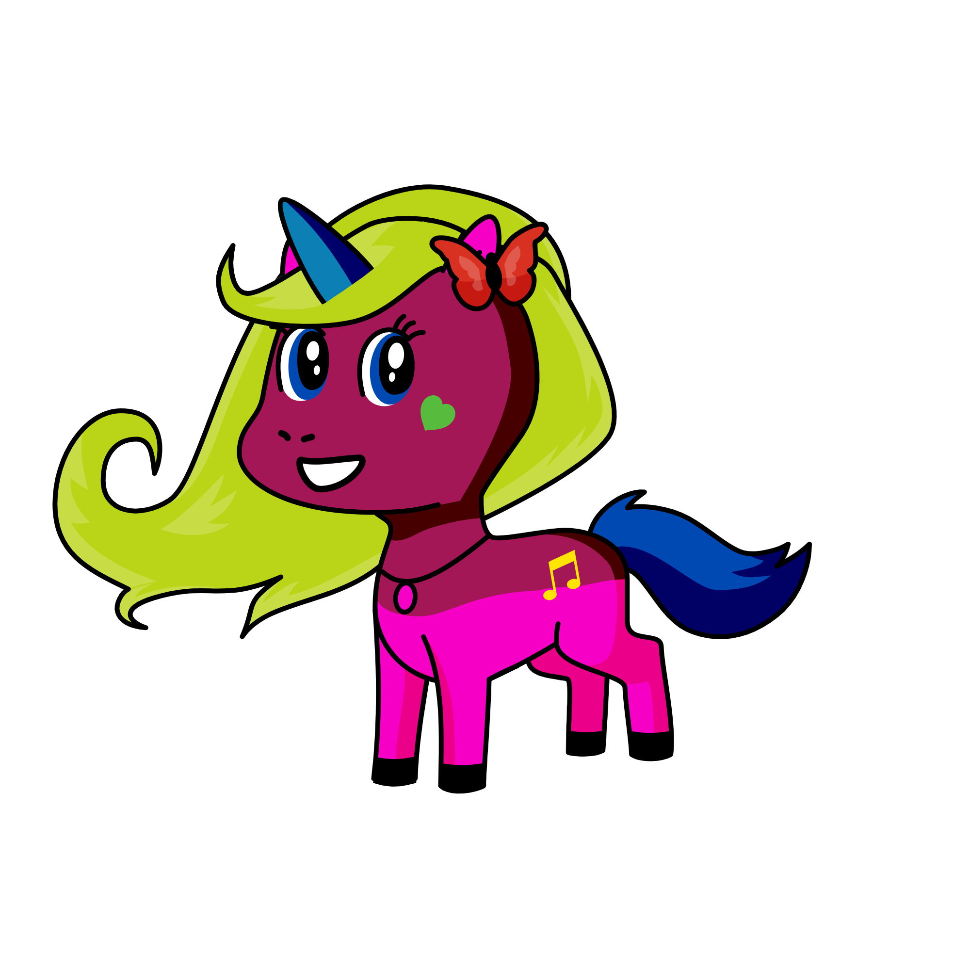 Sajni, the unicorn