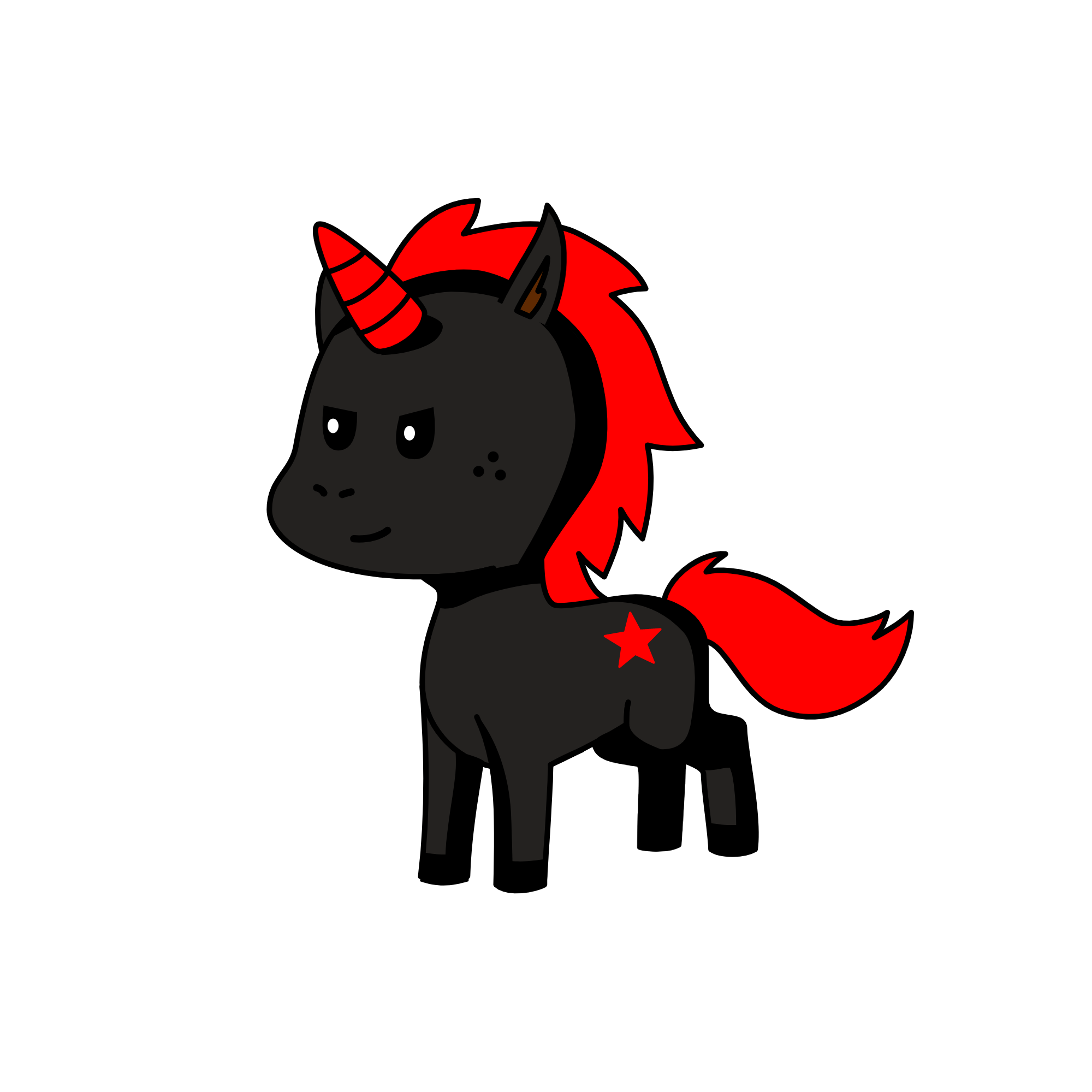 Evil Unicorn, the unicorn