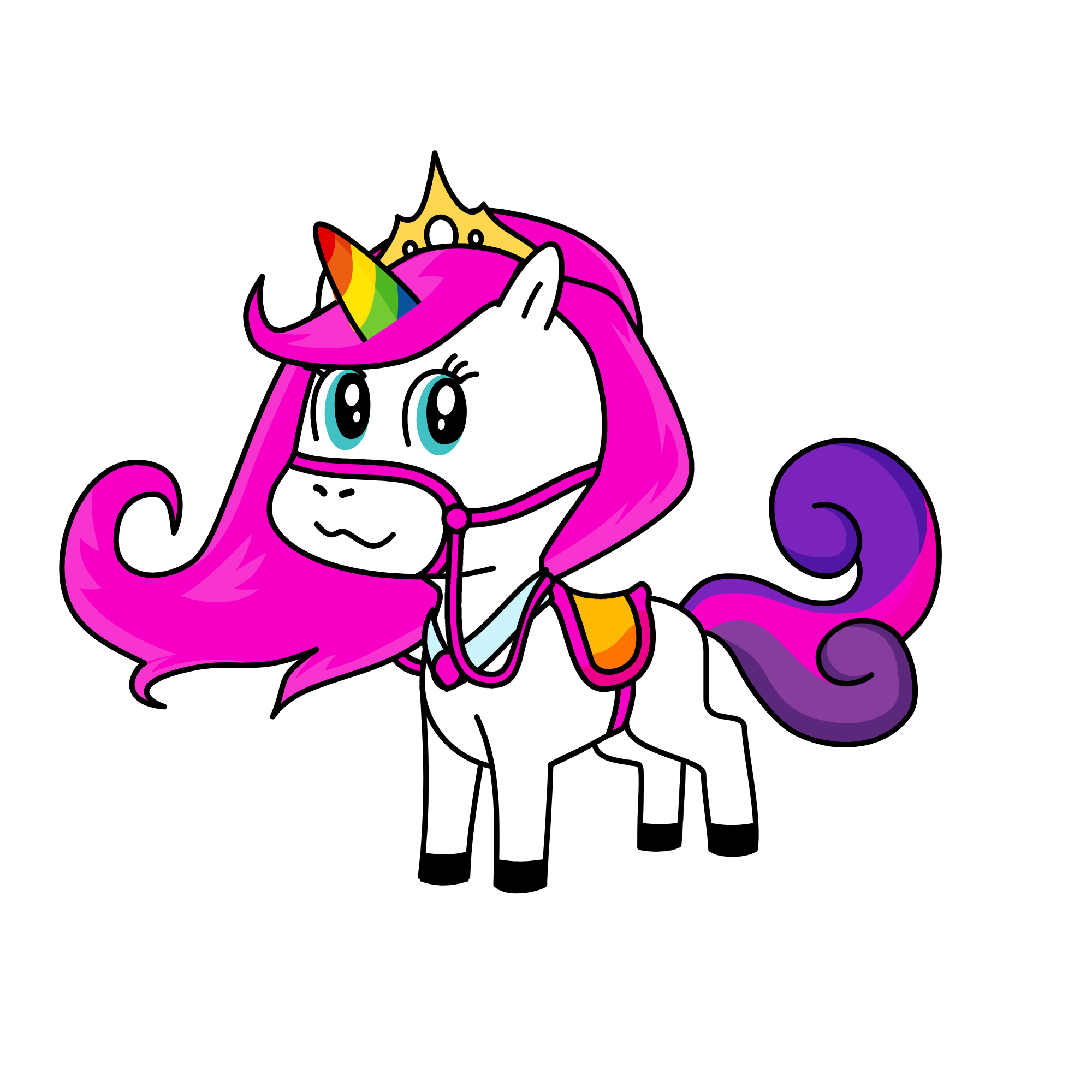 pinki, the unicorn