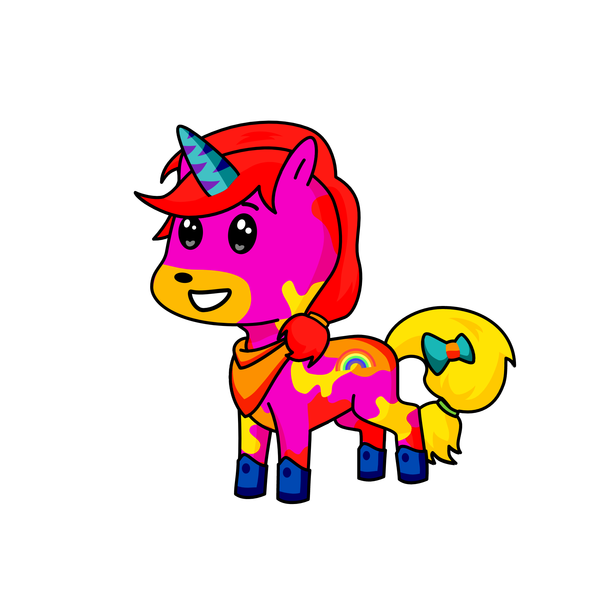 rainbow, the unicorn