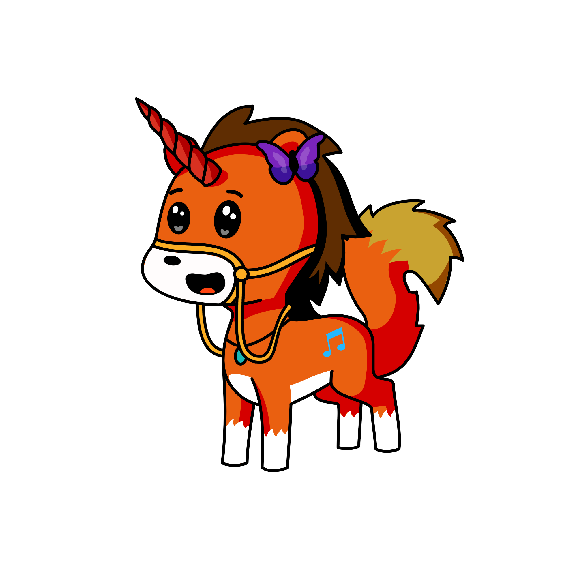 Foxy, the unicorn