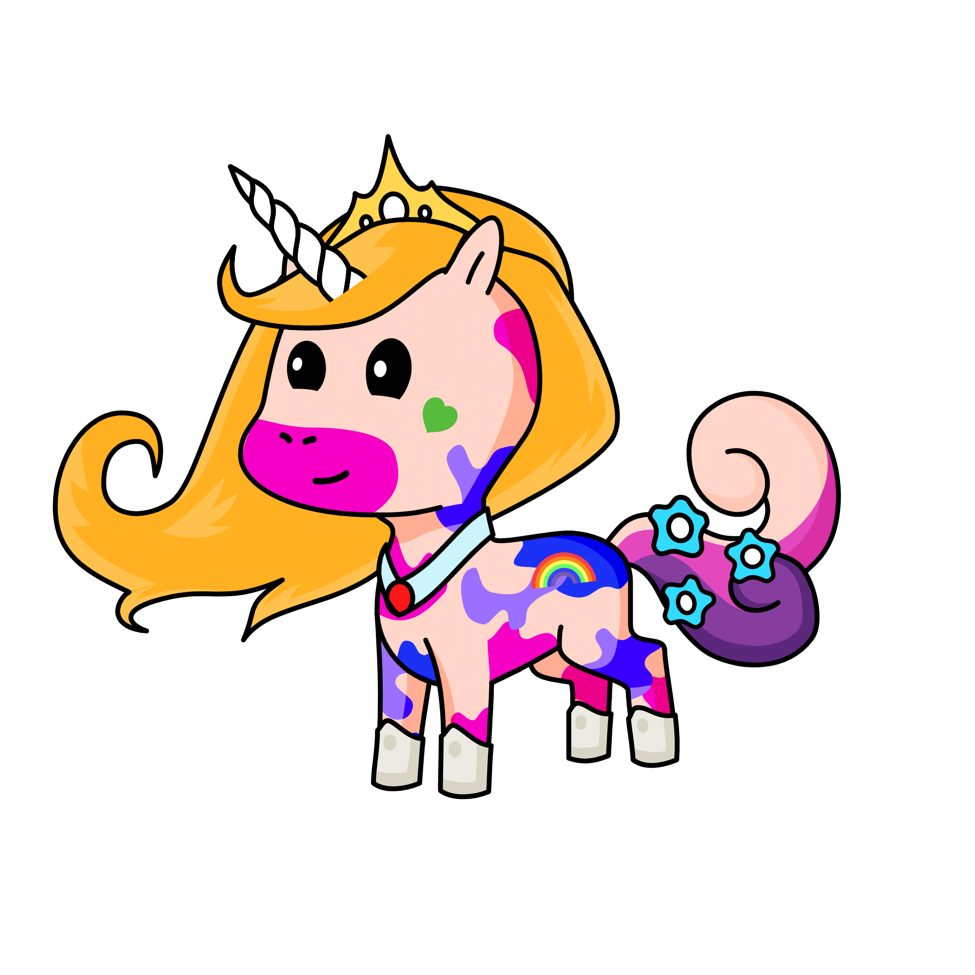 camo, the unicorn