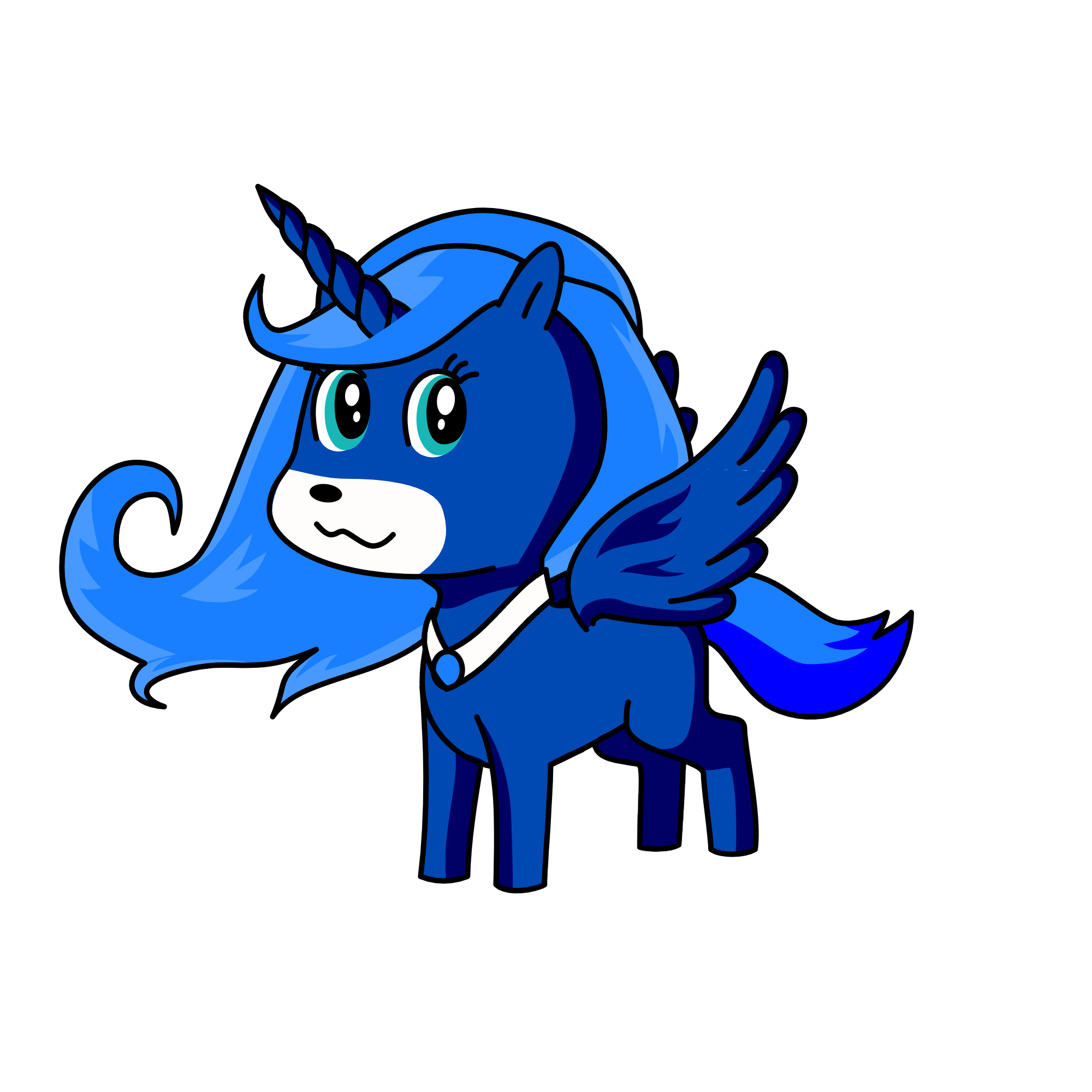 Tinsel, the unicorn