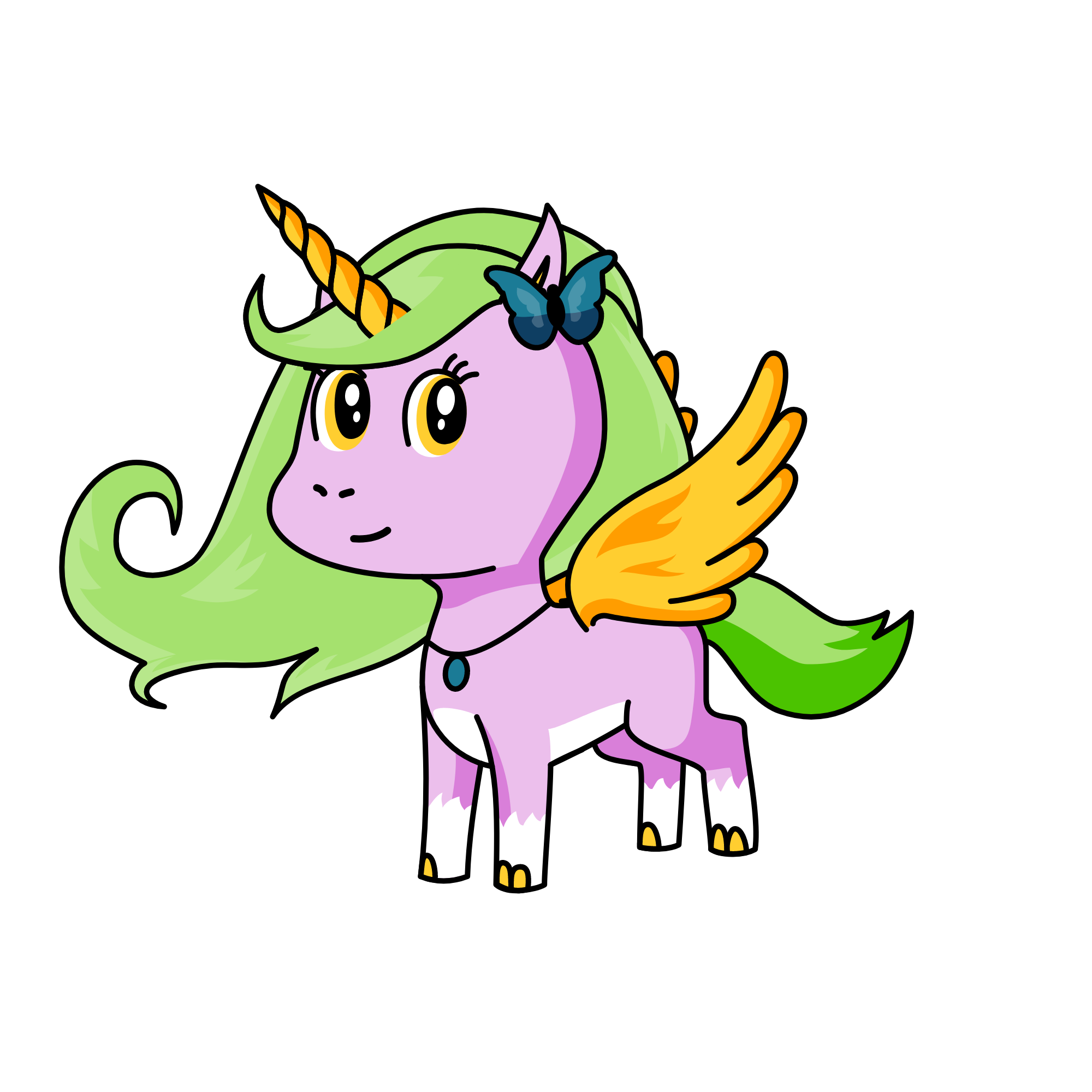 Ellies, the unicorn