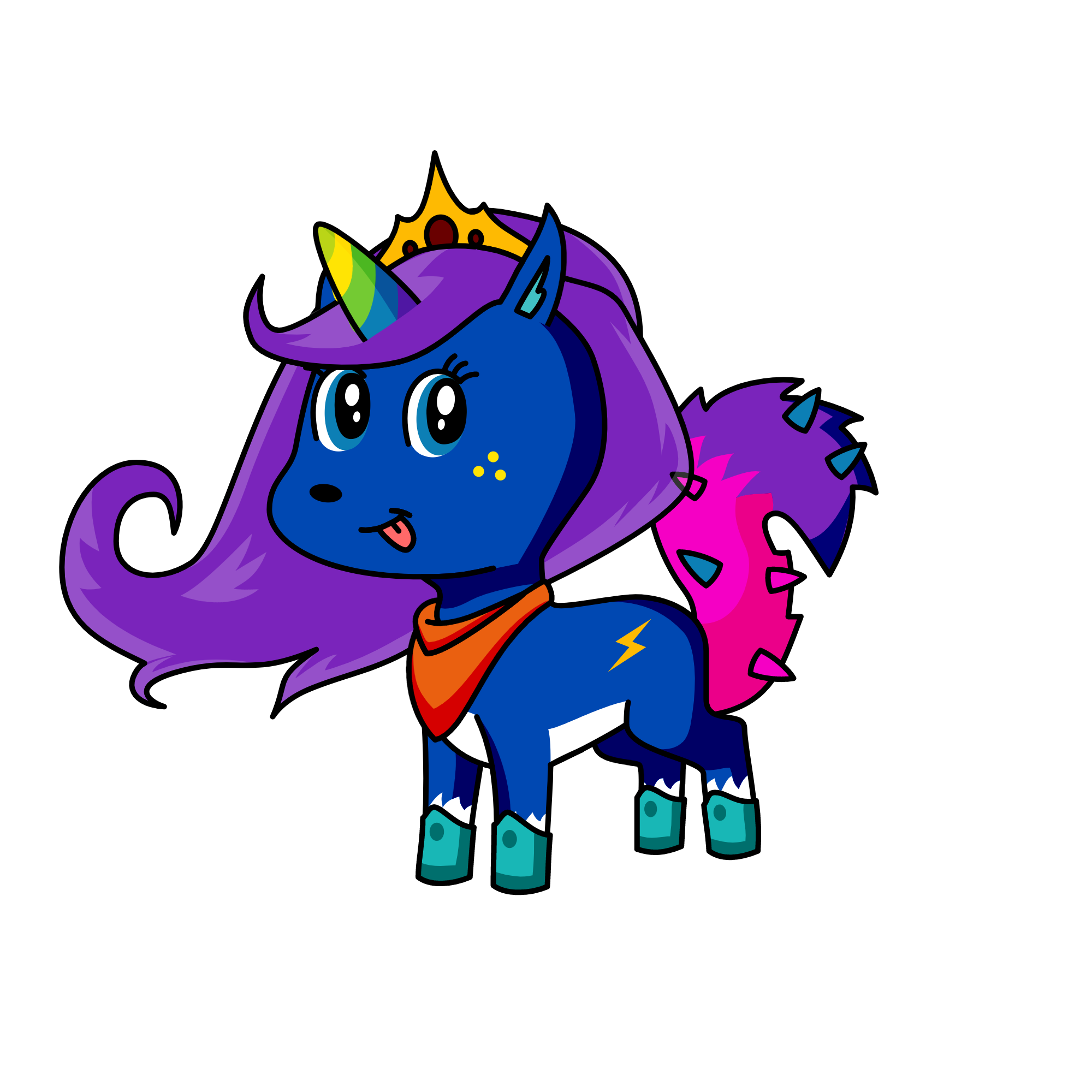 Galaxy, the unicorn