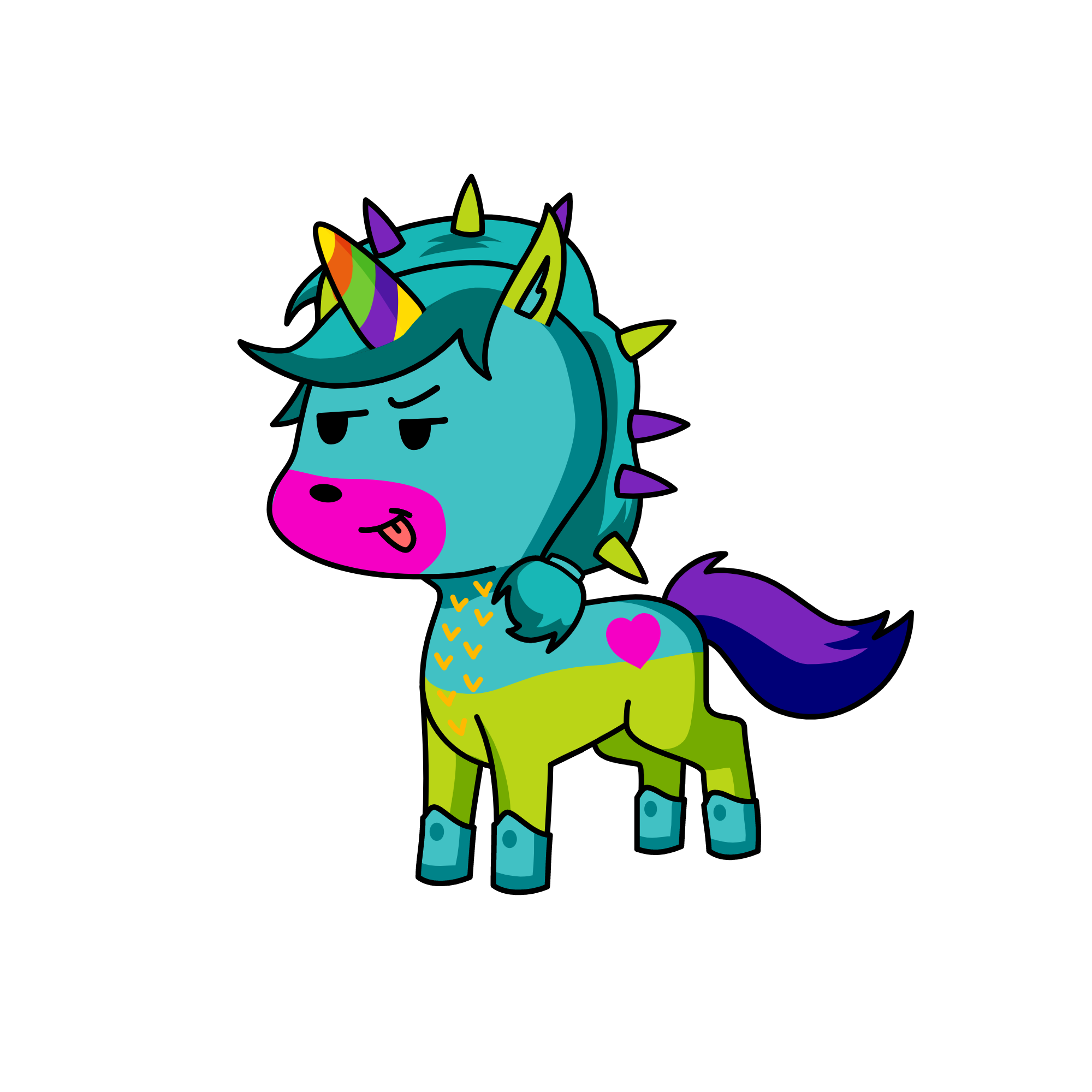 ring a ling, the unicorn