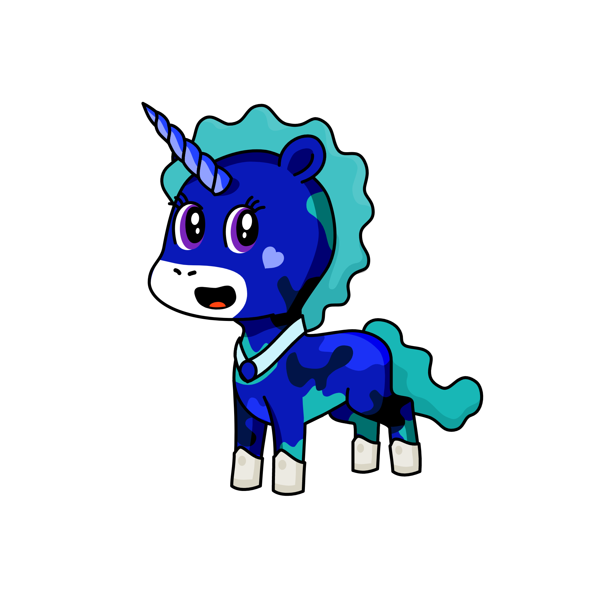 Ociana (The Unicorn of the Sea), the unicorn