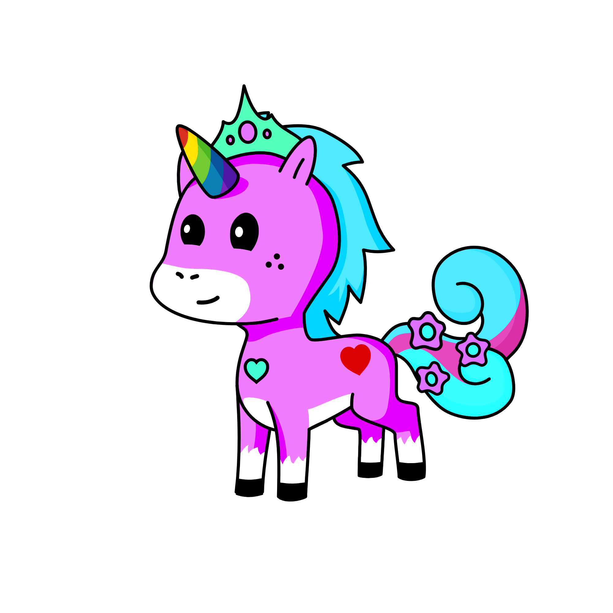 fluffy , the unicorn
