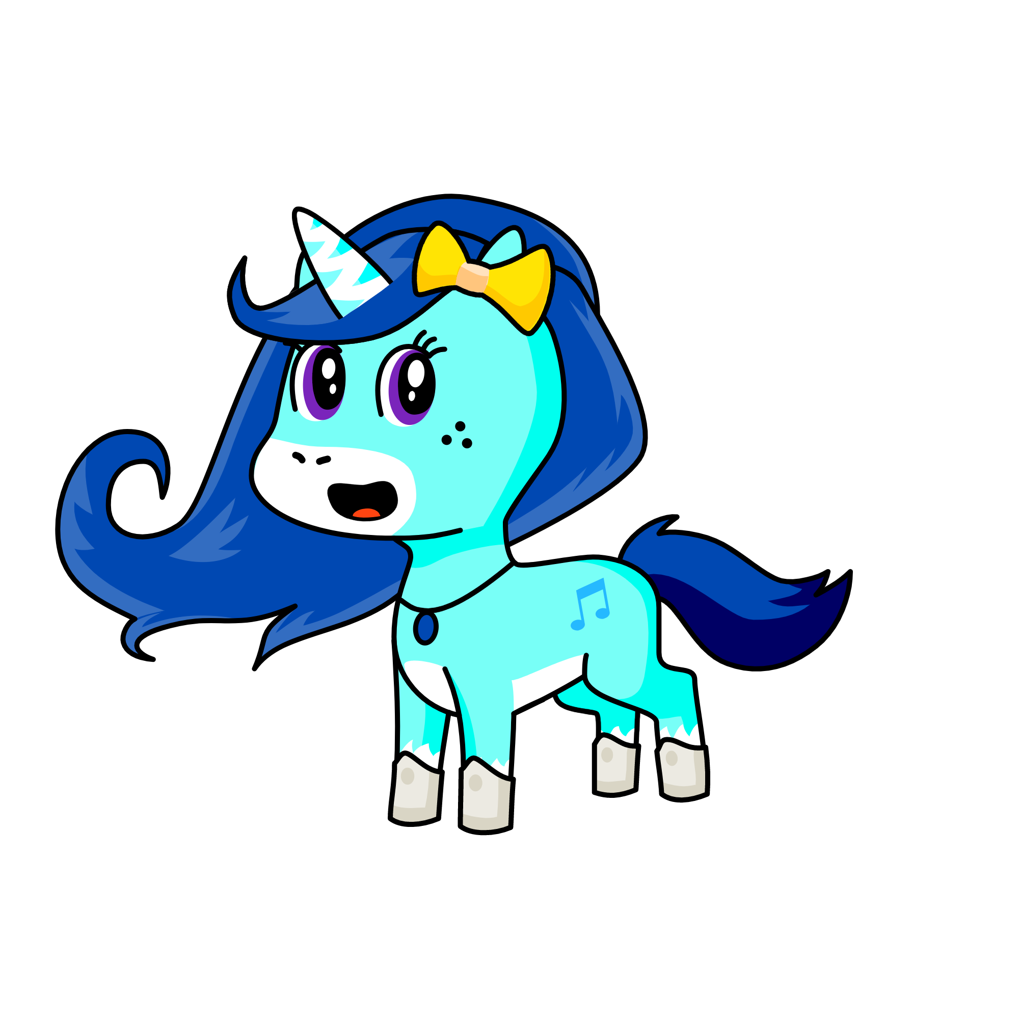 Sky, the unicorn