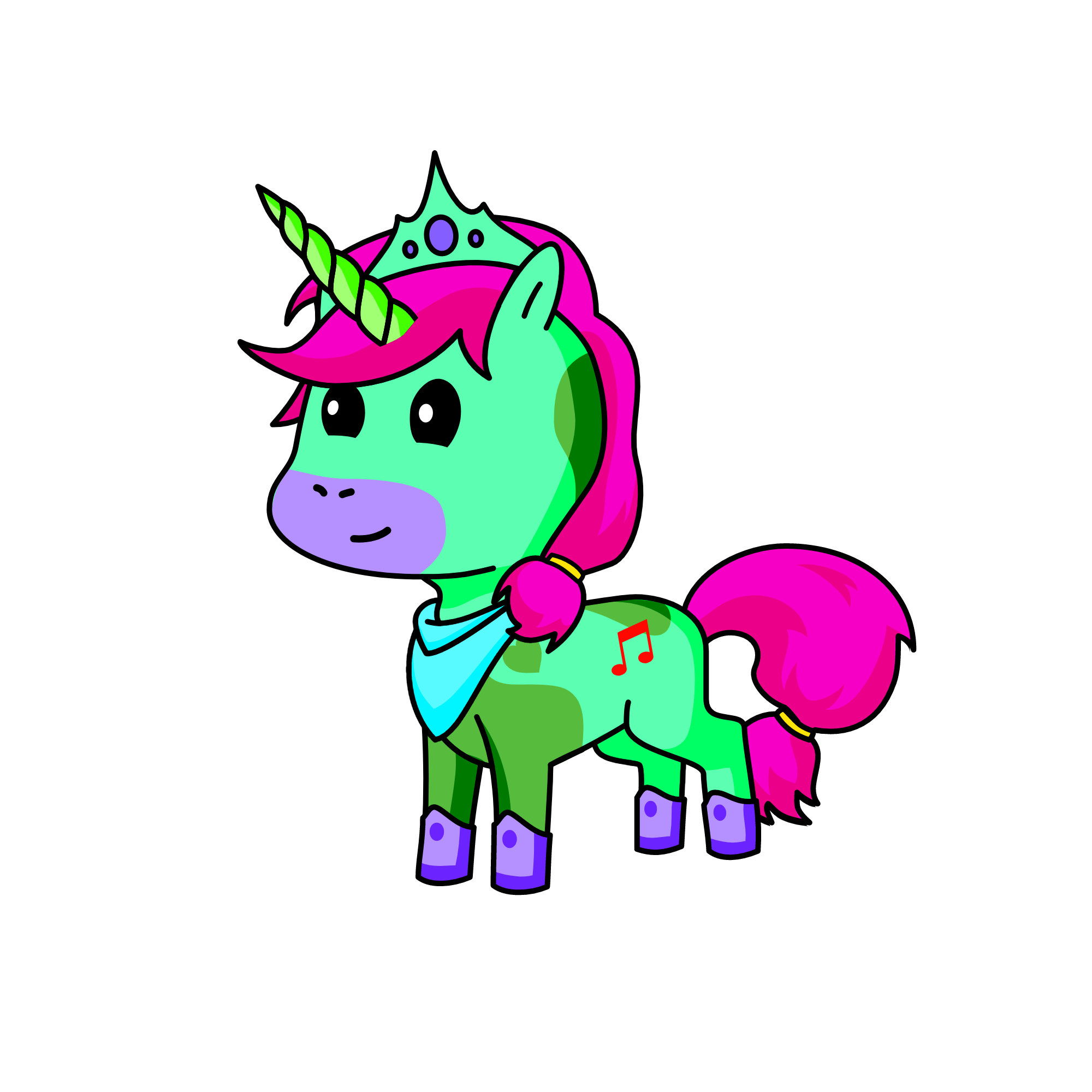 Cloud (The Unicorn of the Clouds), the unicorn