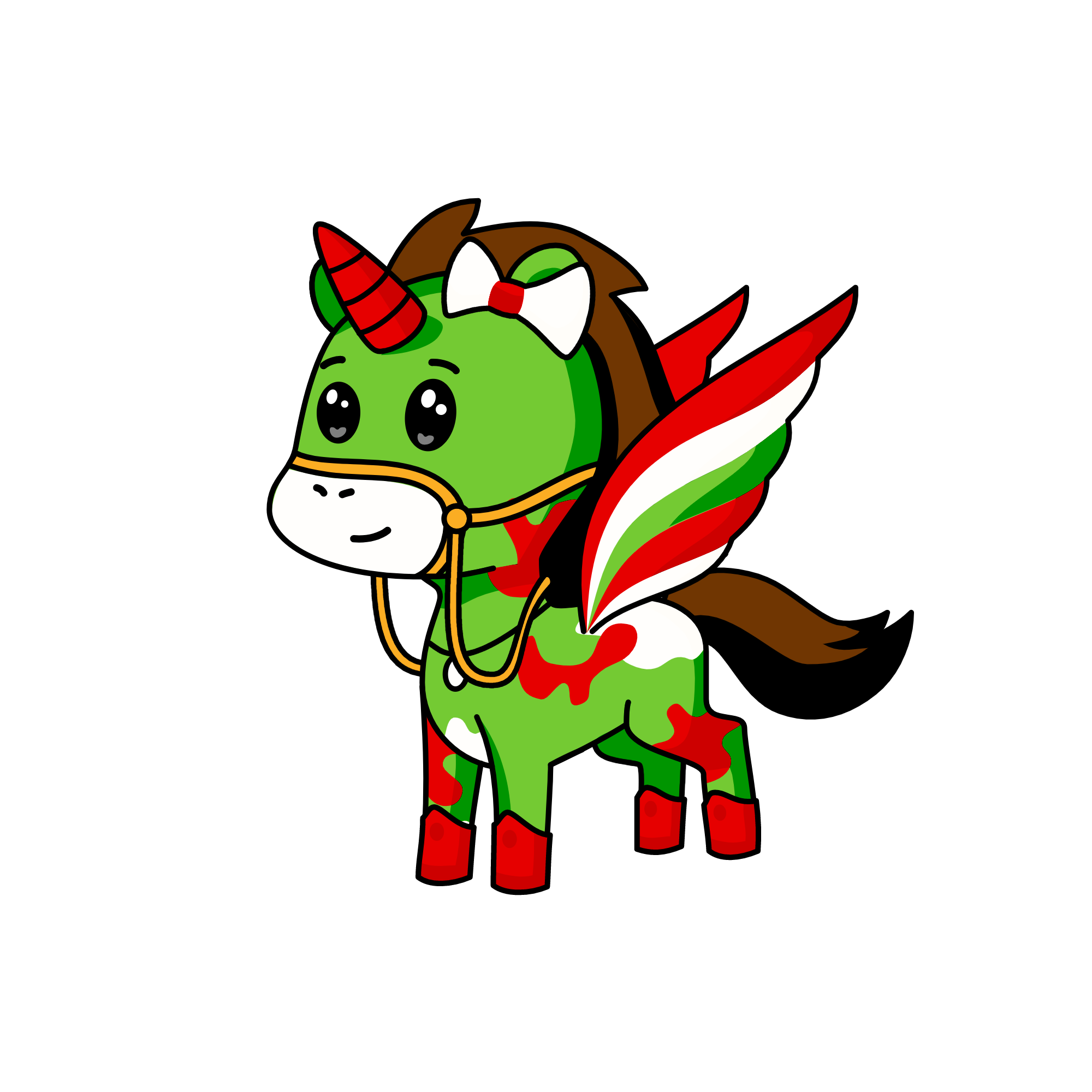 Christmas eve, the unicorn