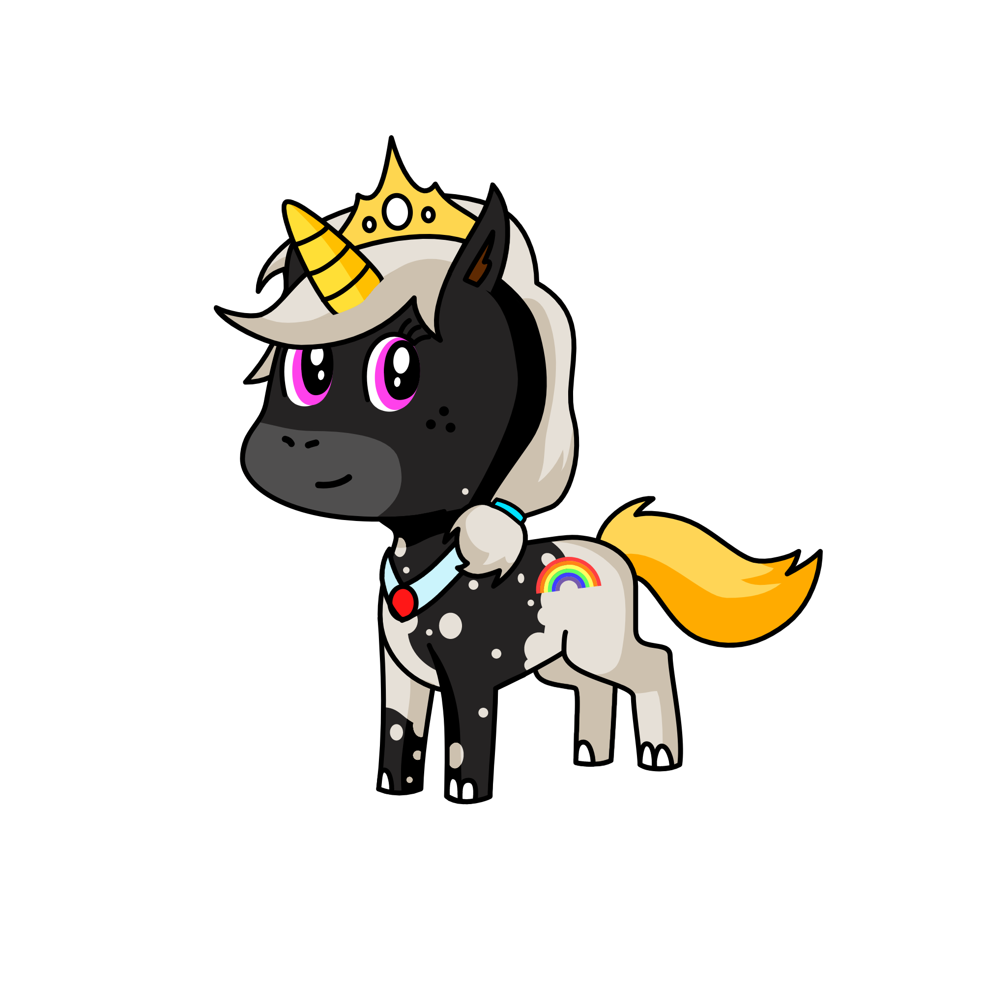 princess, the unicorn