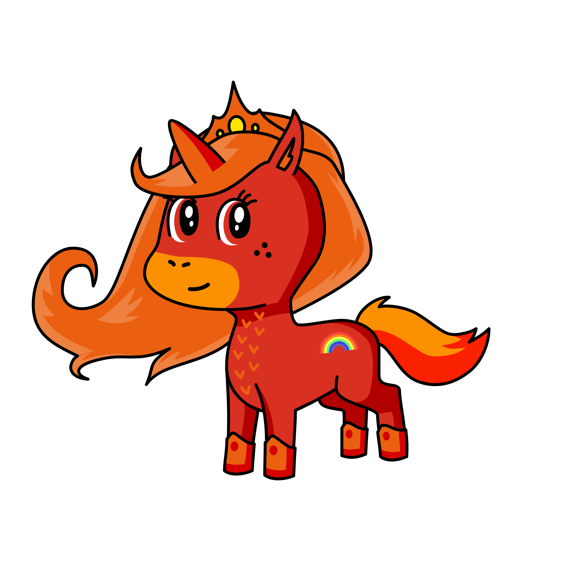 flame, the unicorn