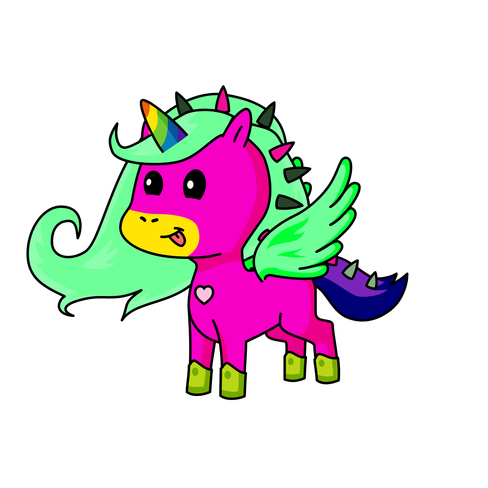 Nighta (The Unicorn of the Night), the unicorn
