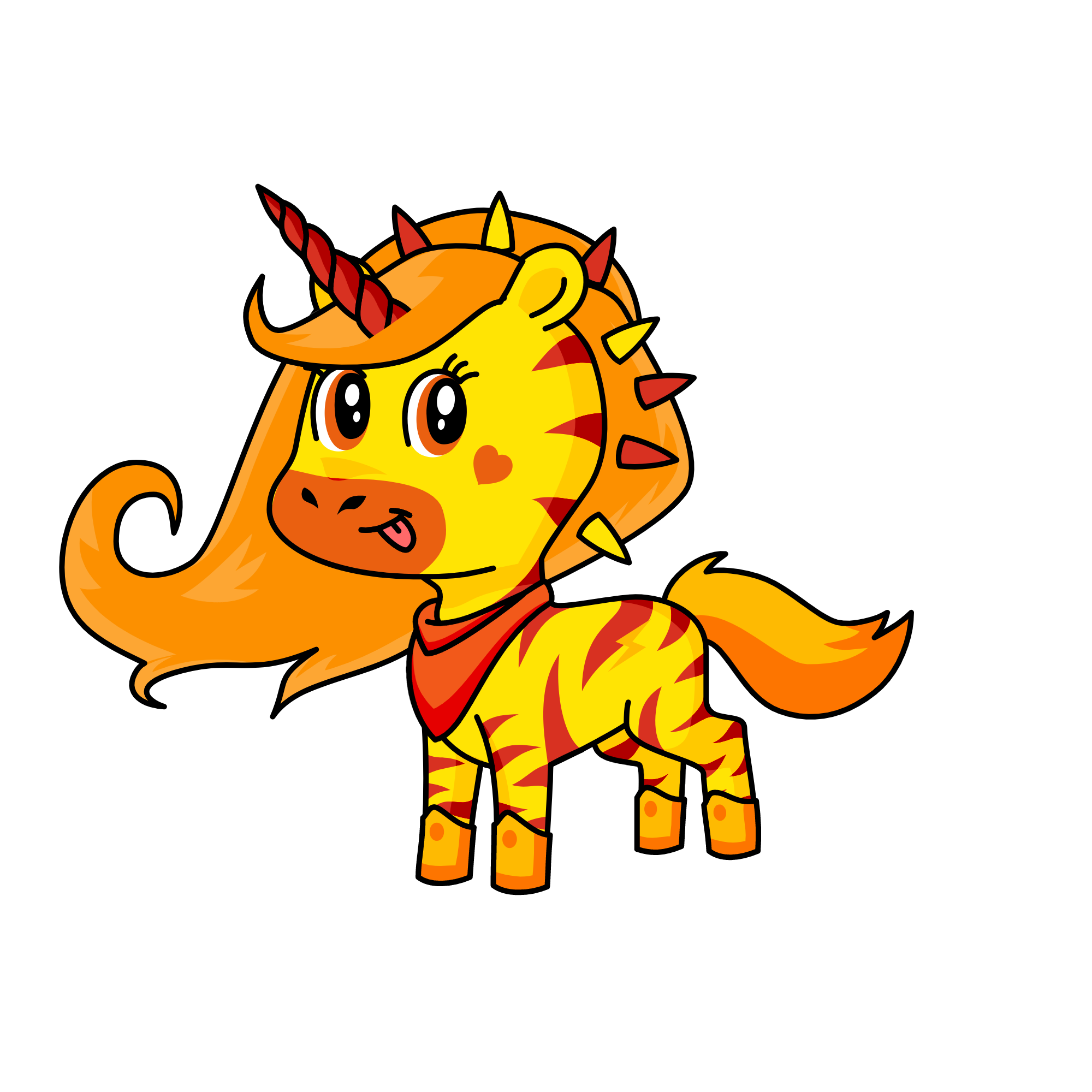 fire, the unicorn