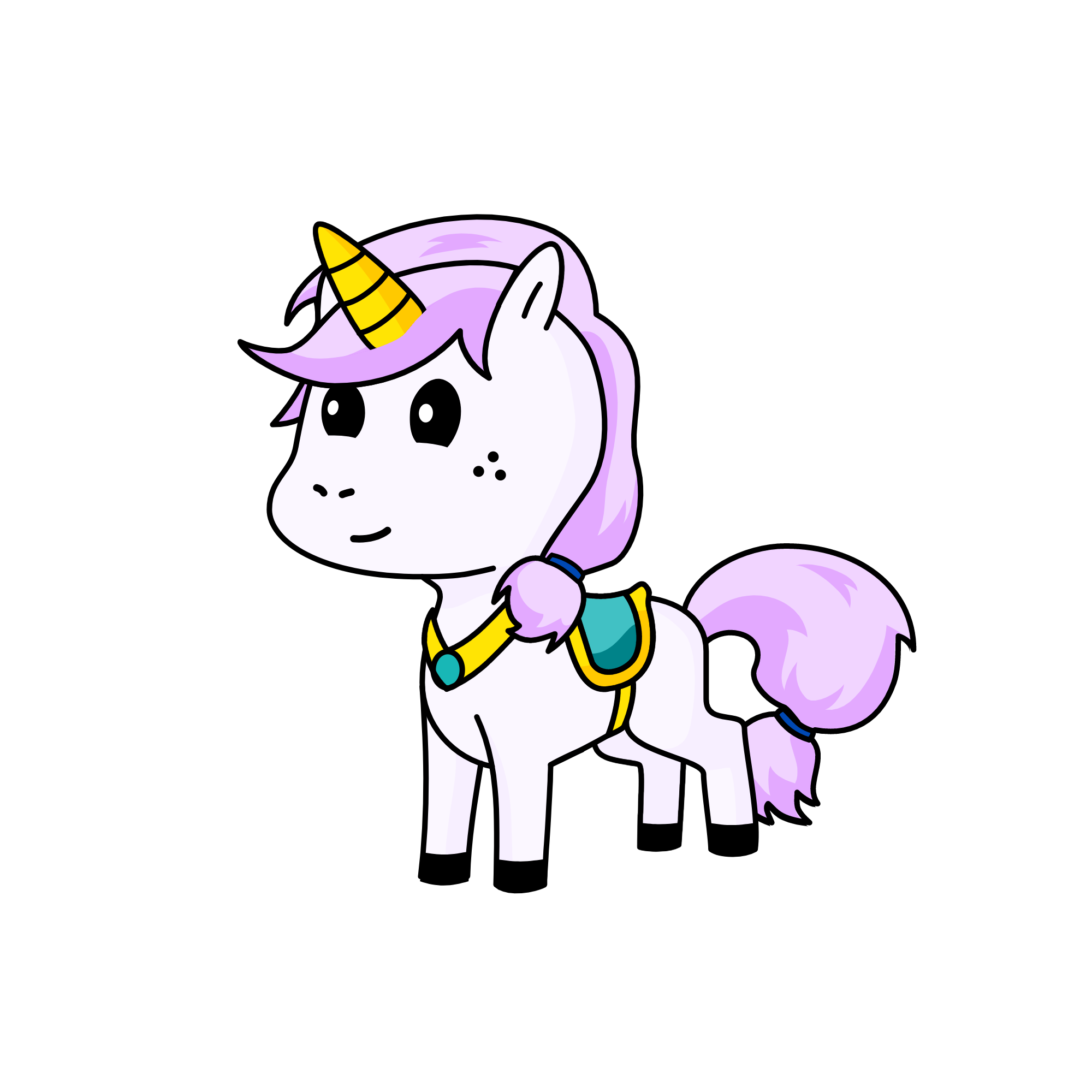 Amythest, the unicorn