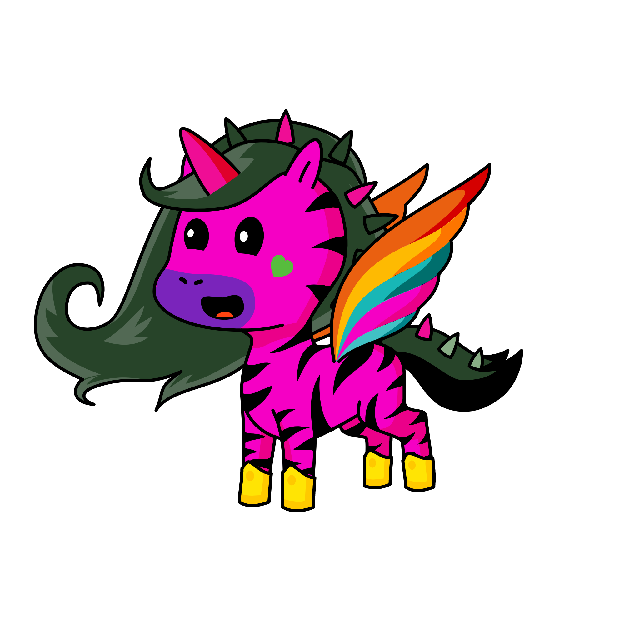 d, the unicorn