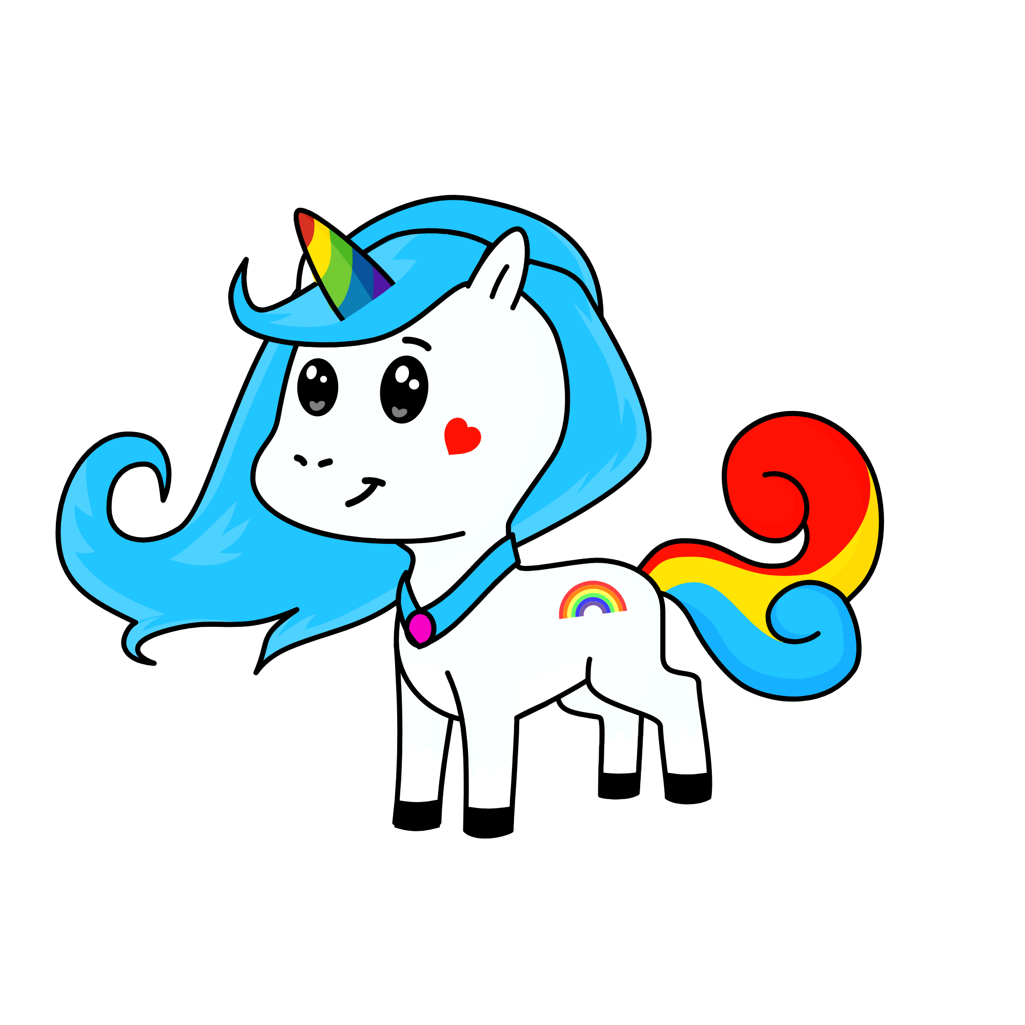 UniCute, the unicorn
