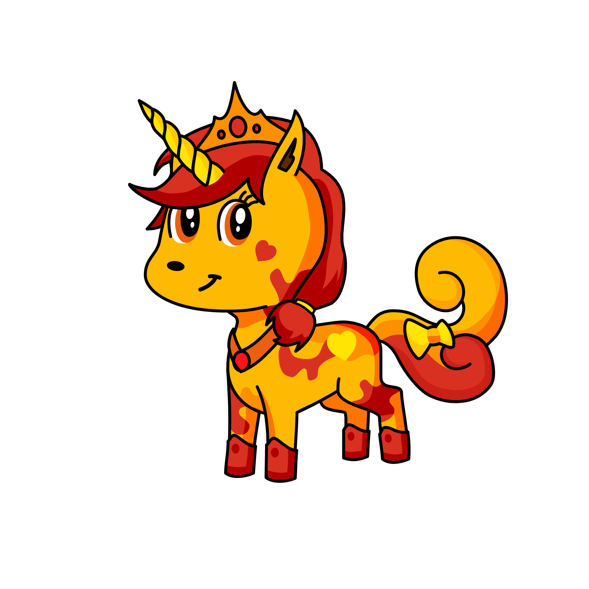 Amber, the unicorn