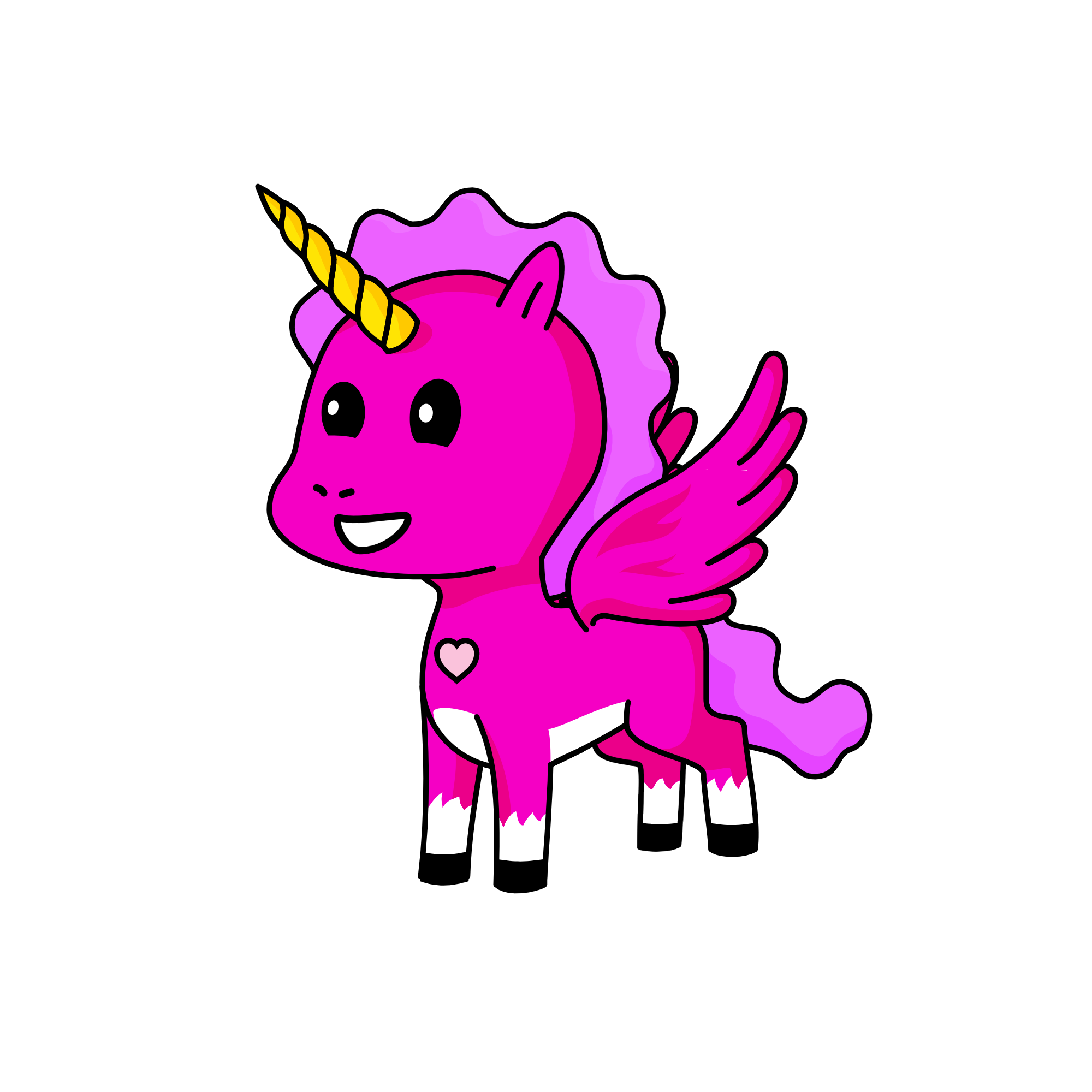 pinky, the unicorn