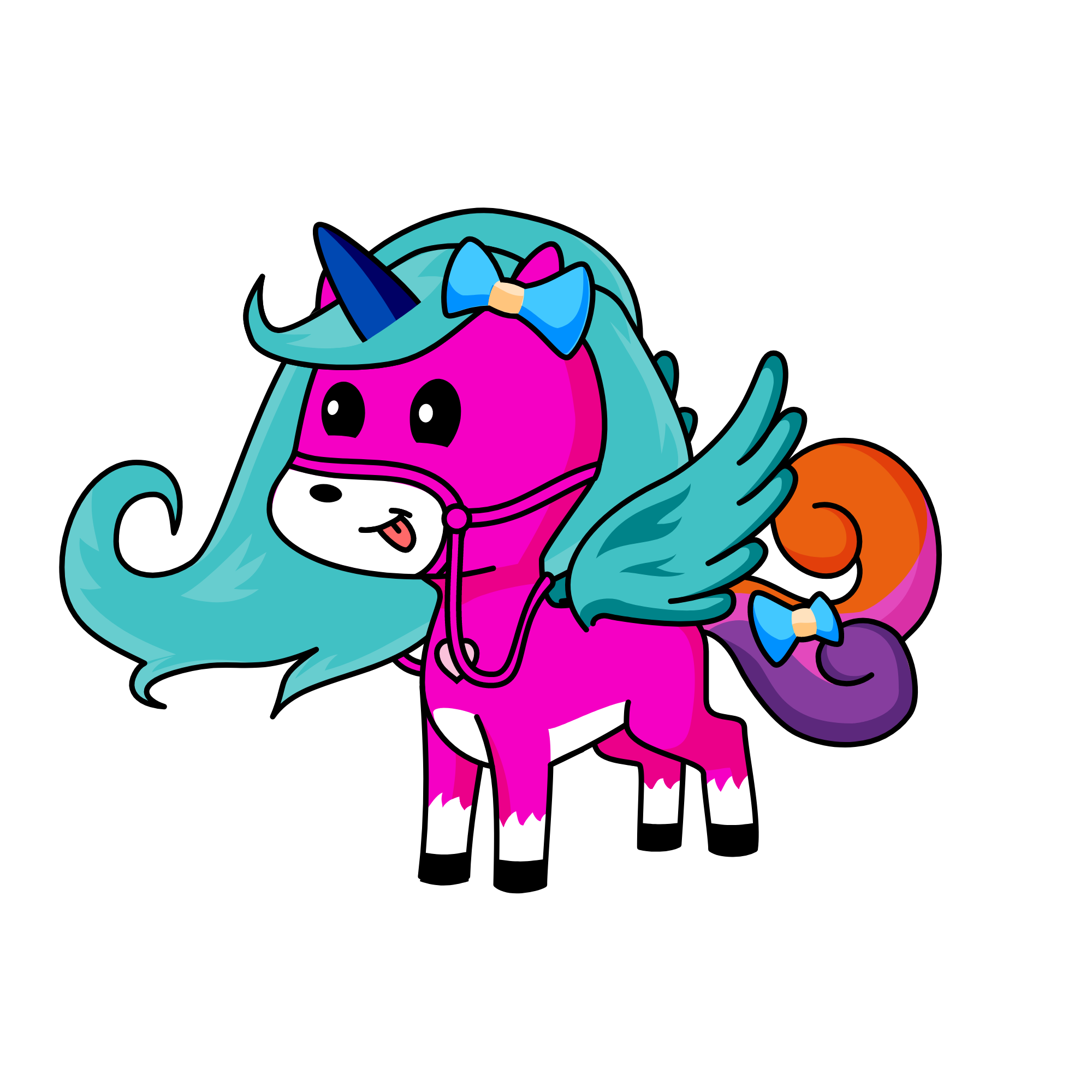 Moonlight, the unicorn