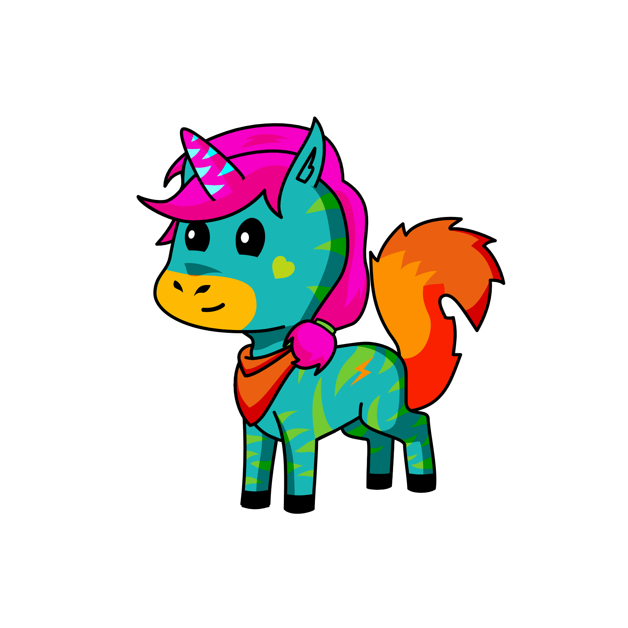 h, the unicorn