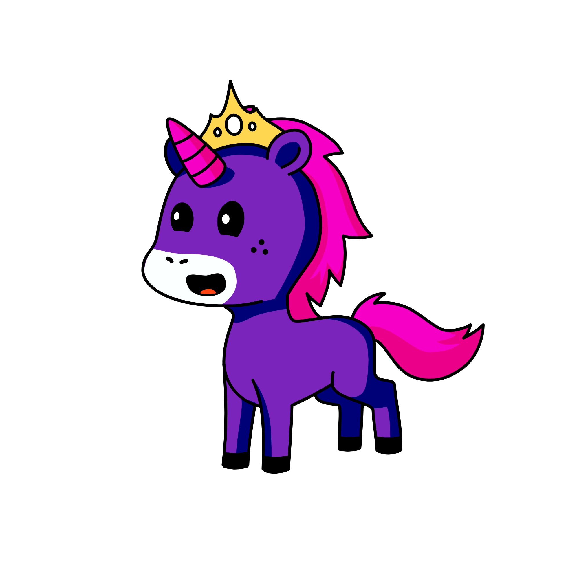 princess, the unicorn