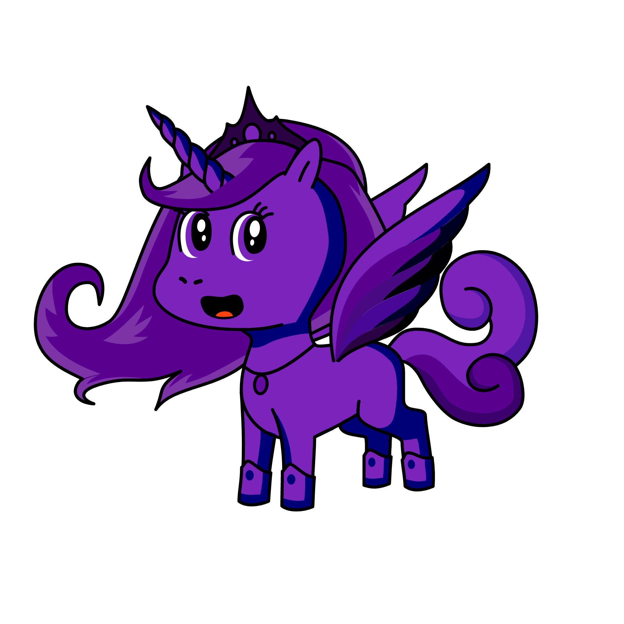 moon shade, the unicorn