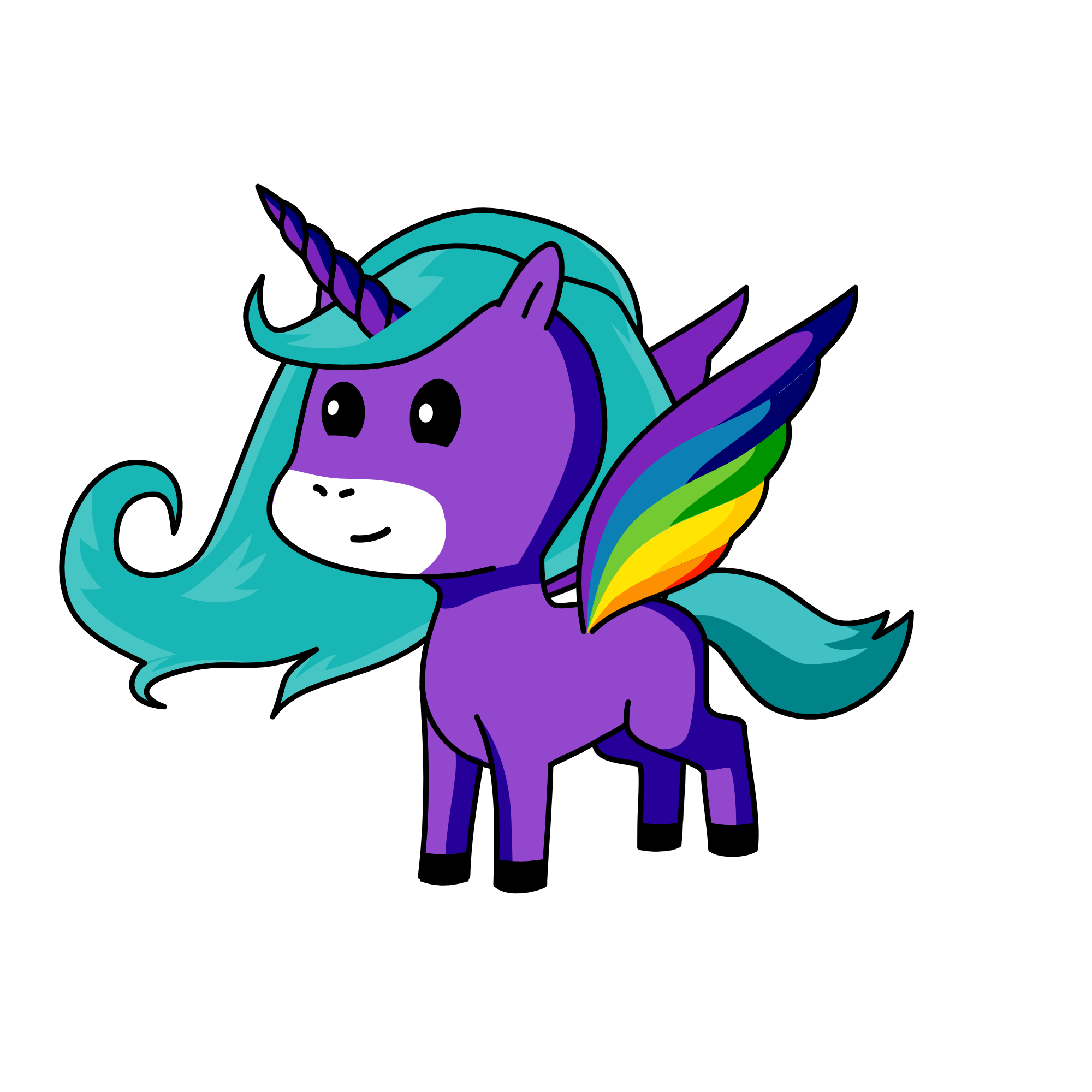 pinky, the unicorn