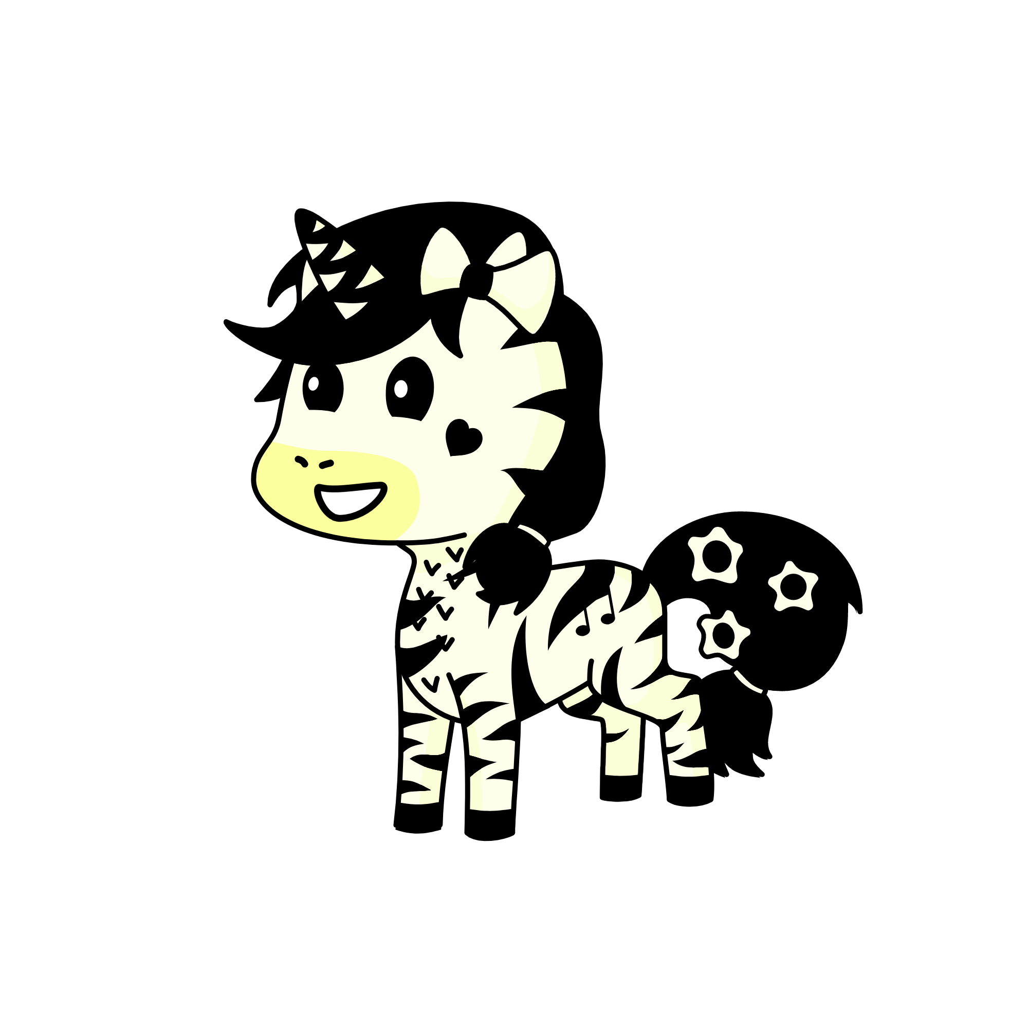 Night Zebra, the unicorn