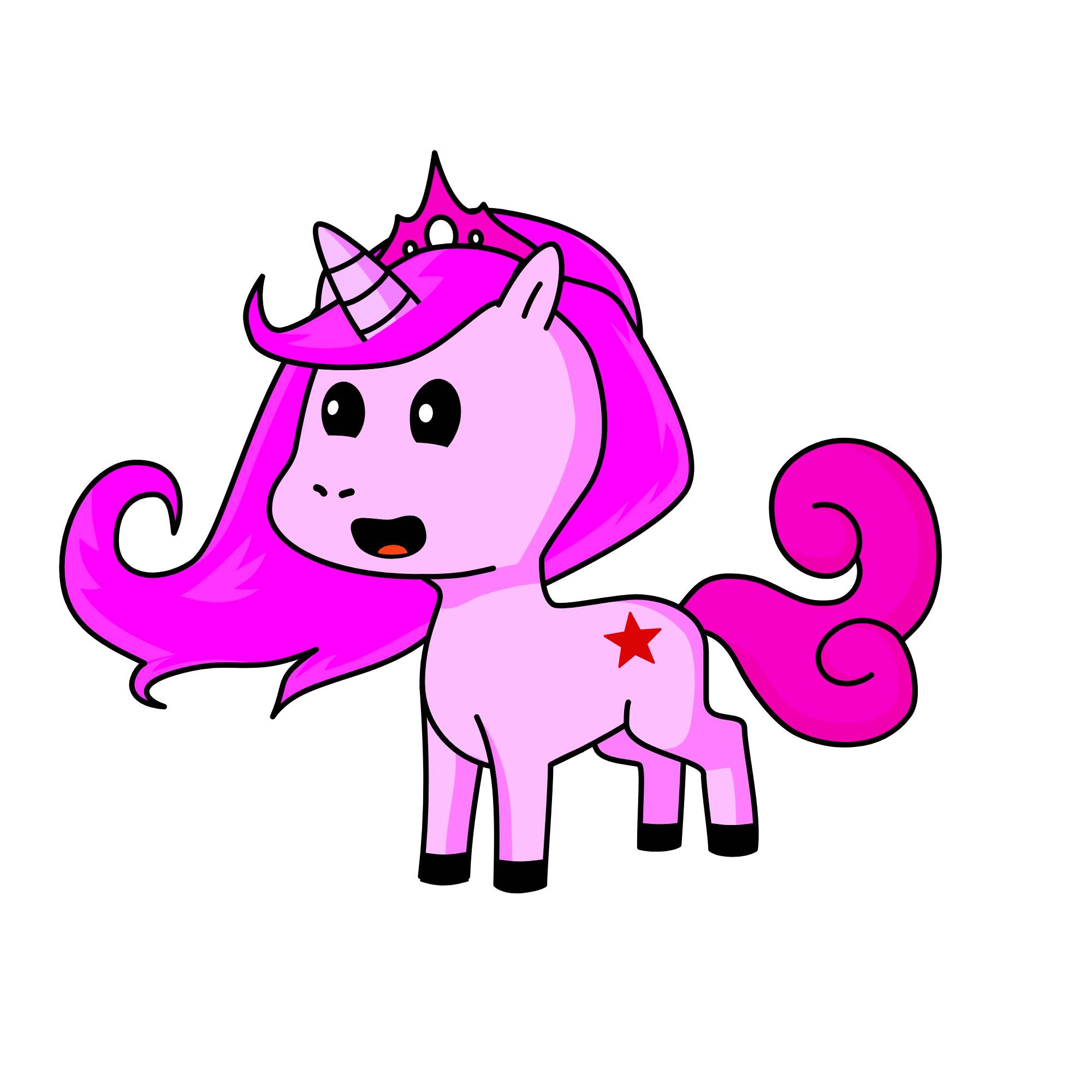 PRINCESS PINKIE PIE, the unicorn