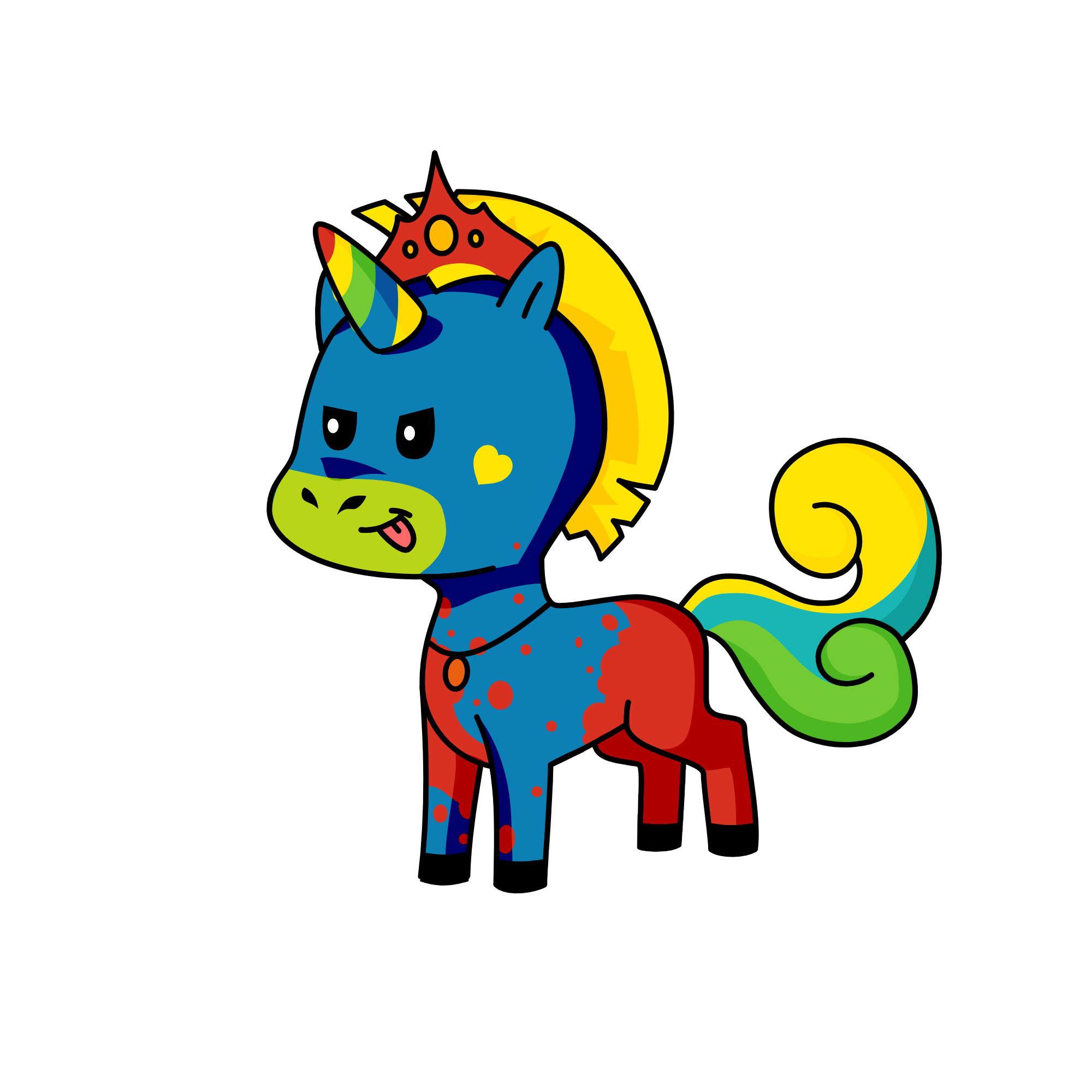 mike de pony, the unicorn