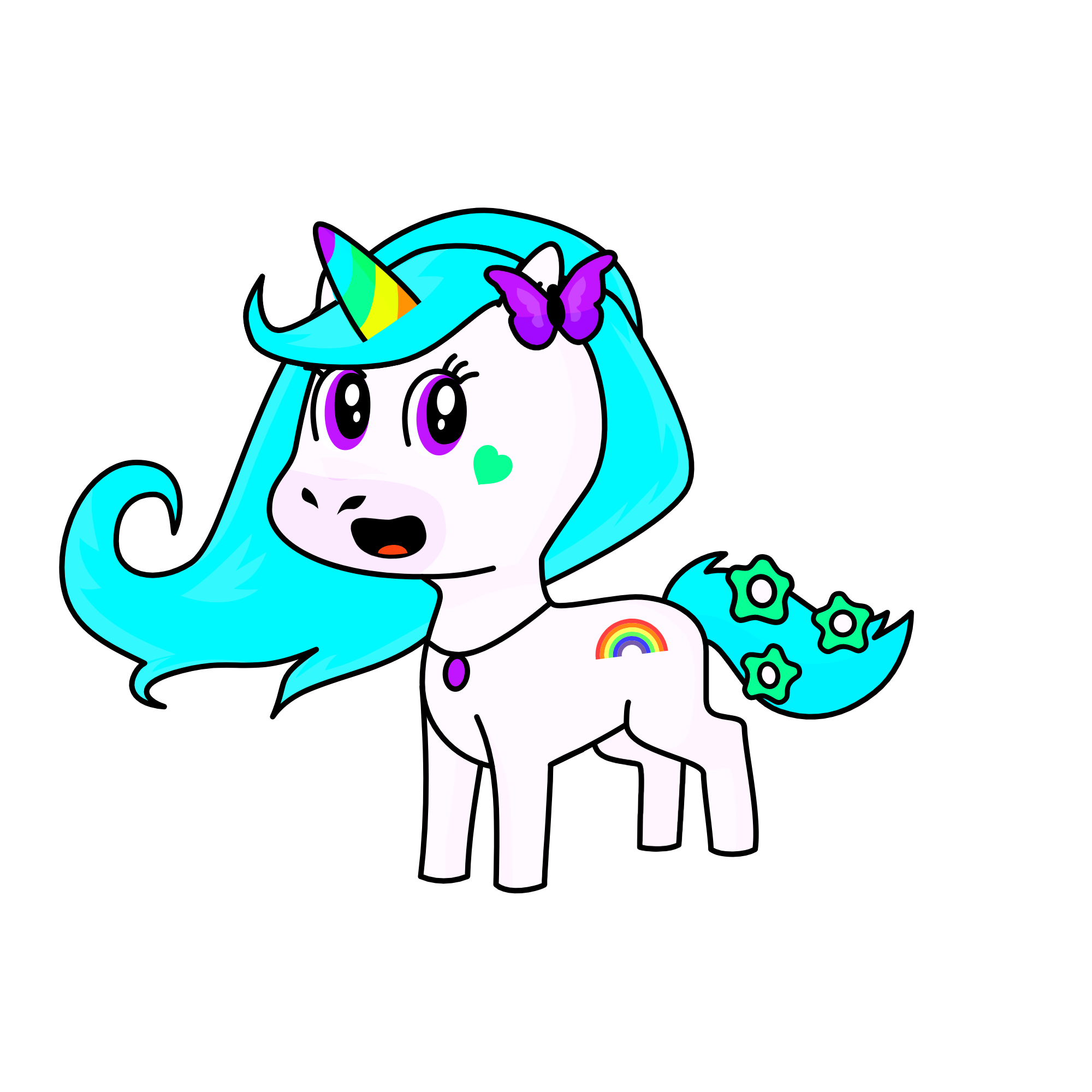Crystal, the unicorn
