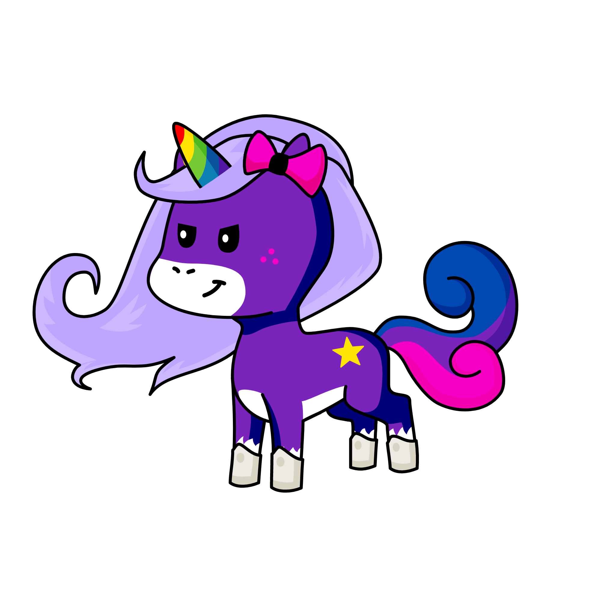Rosebella, the unicorn