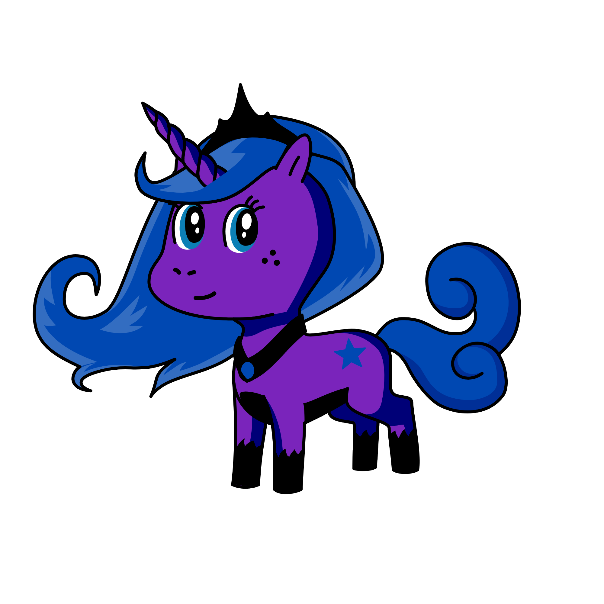 Princess Everlyn (A Luna Princess), the unicorn