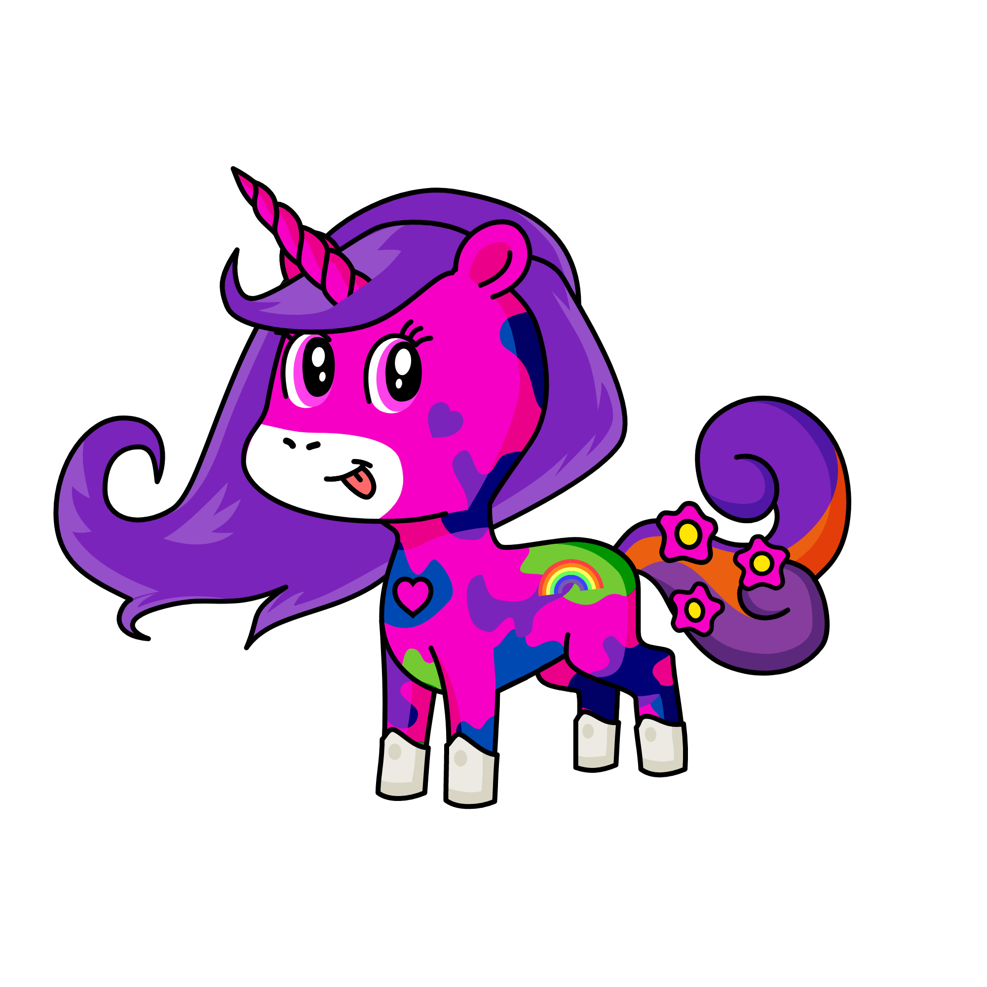 Pinky, the unicorn