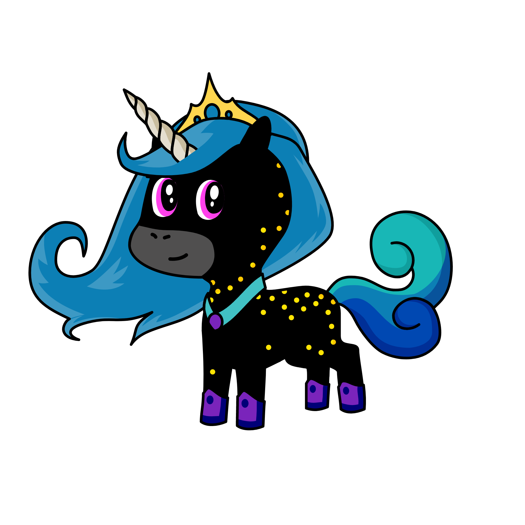 Midnight, the unicorn