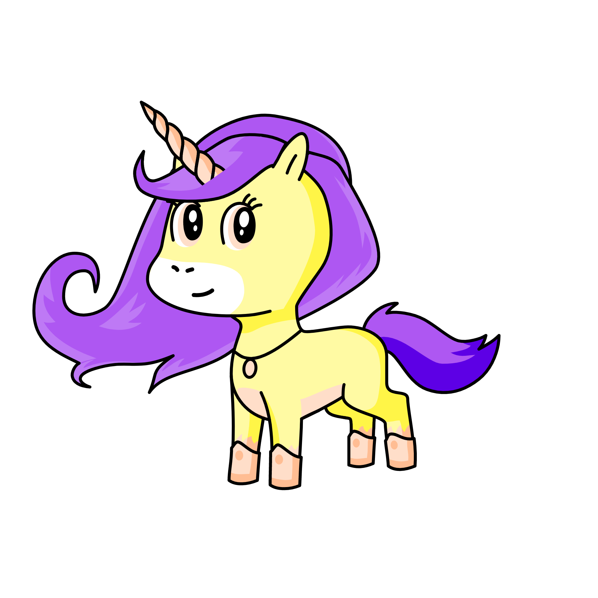 Vicky, the unicorn