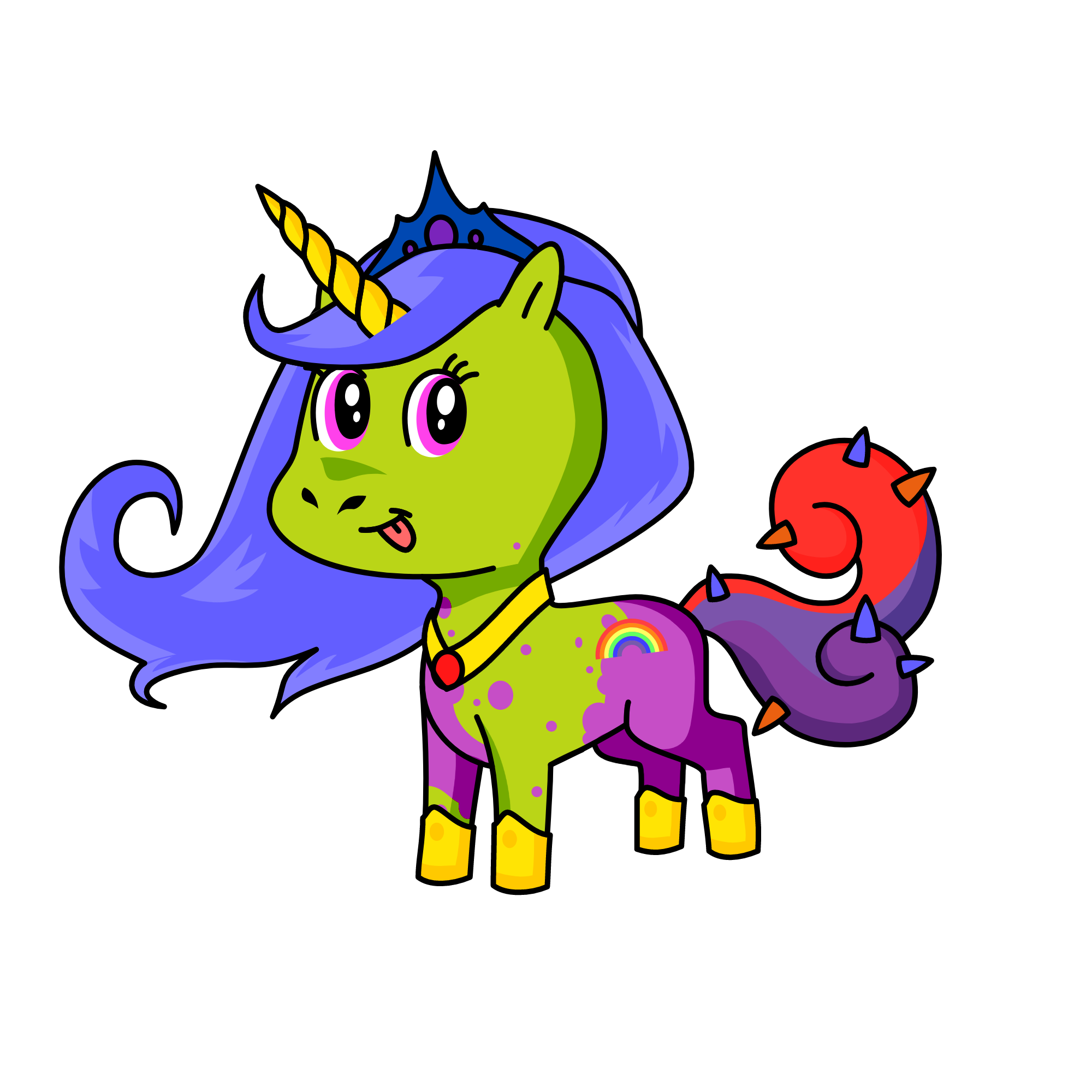 little cutie, the unicorn