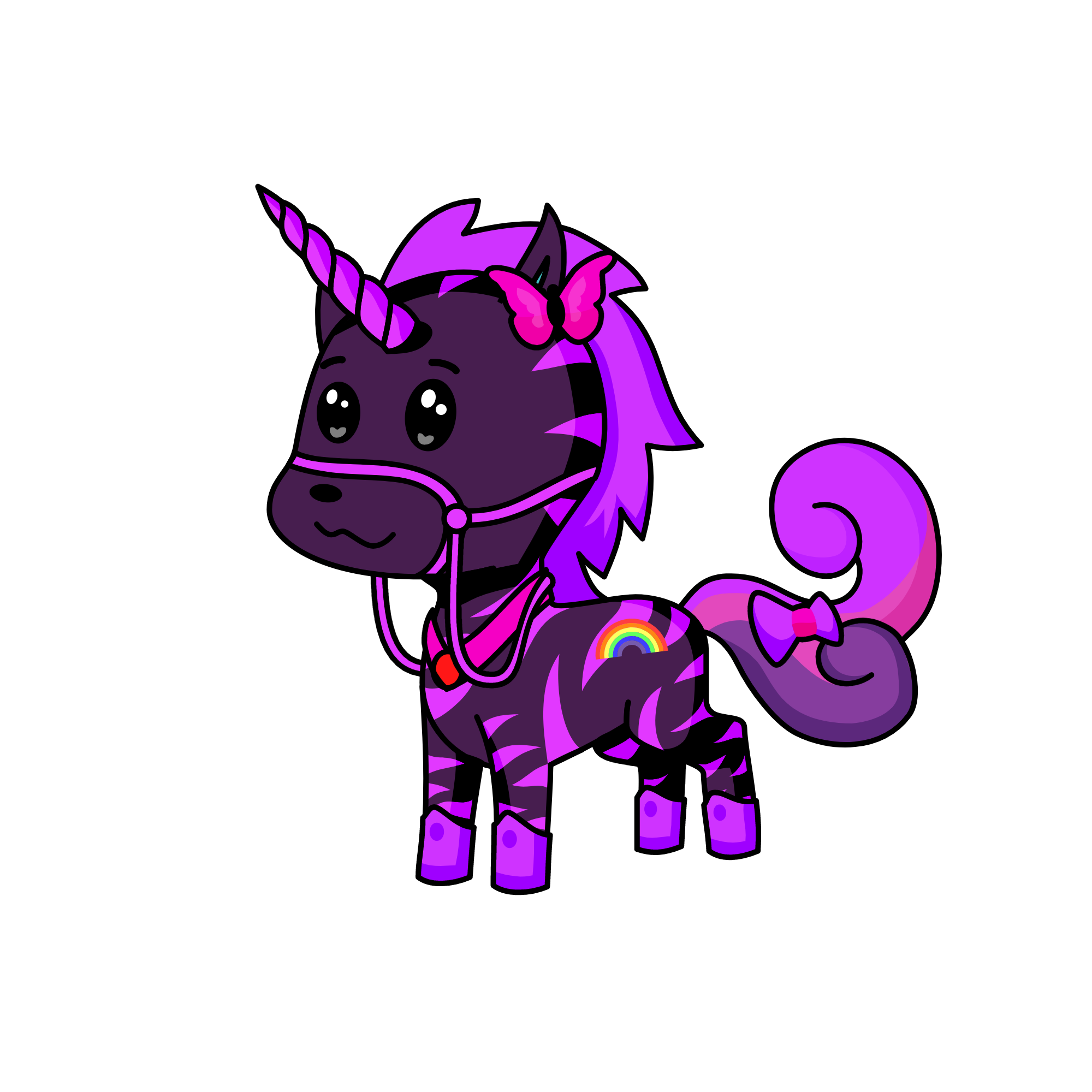 princess purple, the unicorn