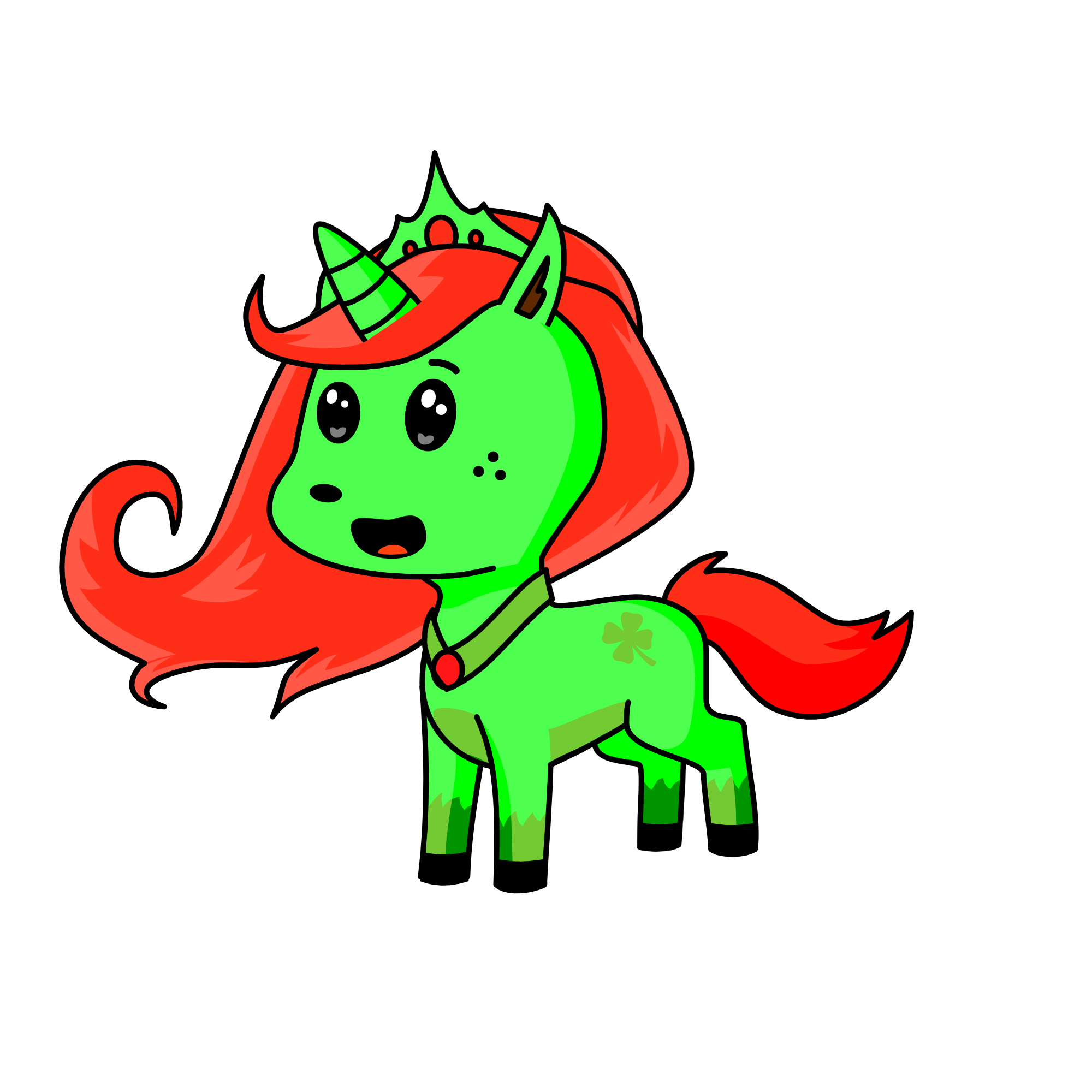 Ivy Green, the unicorn