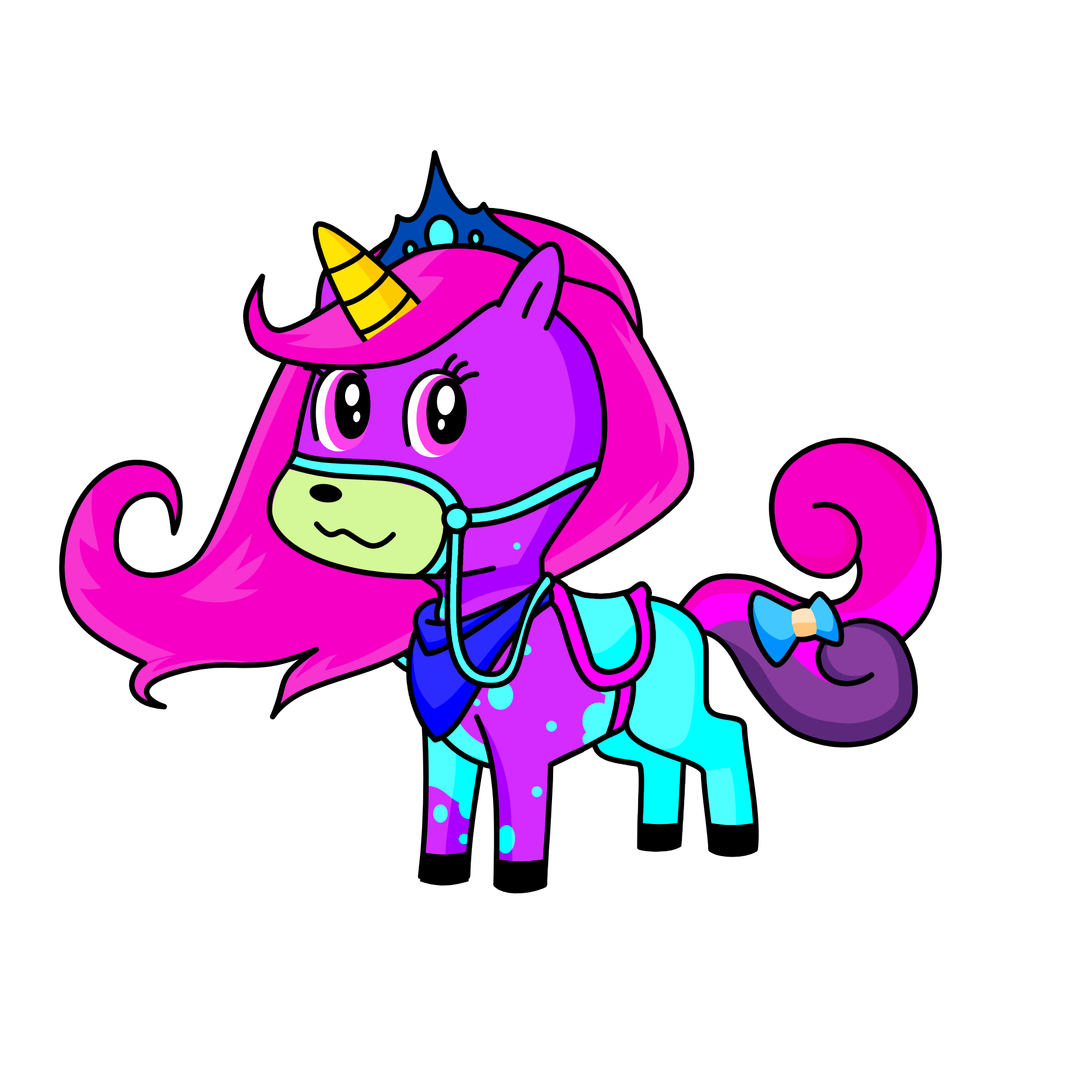 pinky, the unicorn
