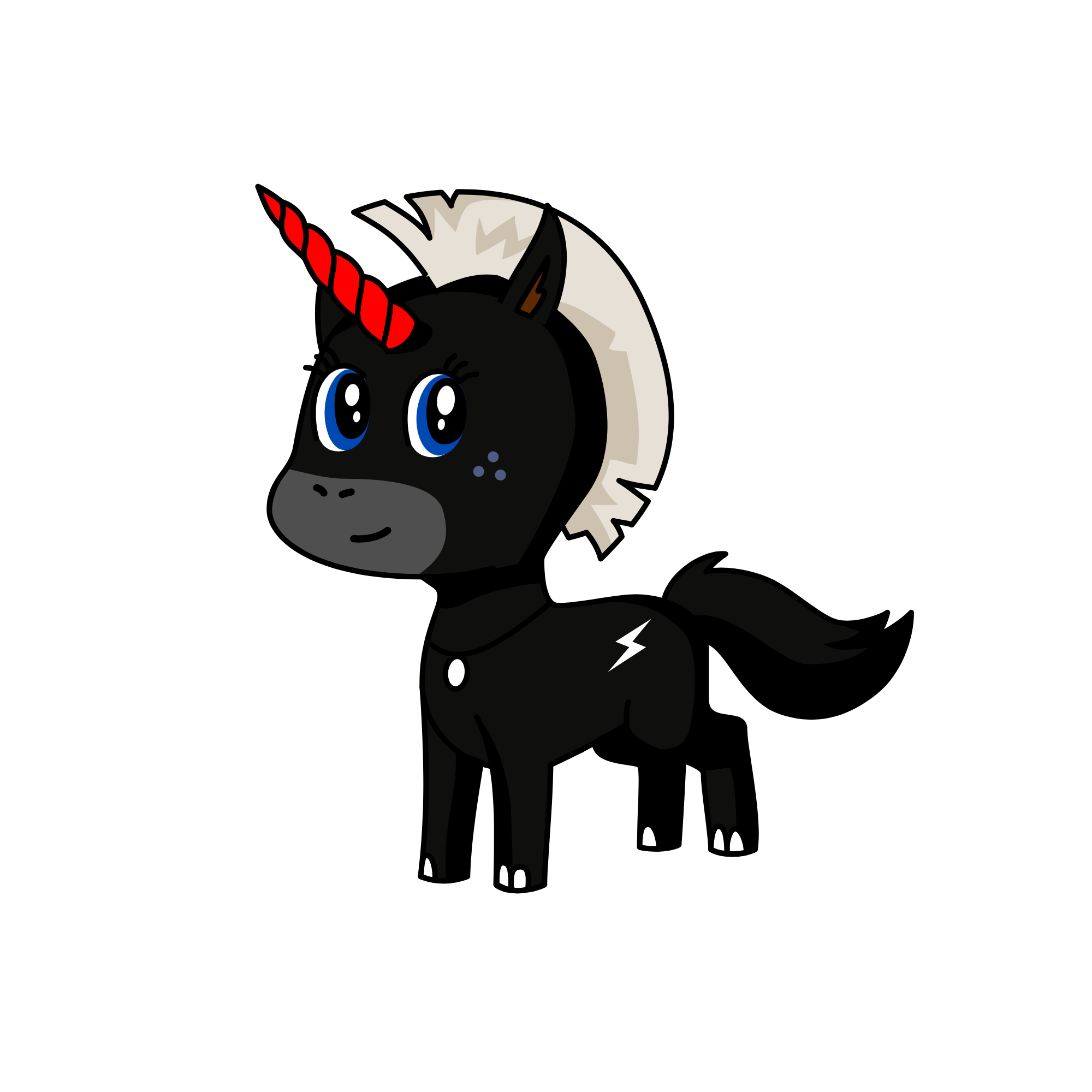 dark, the unicorn