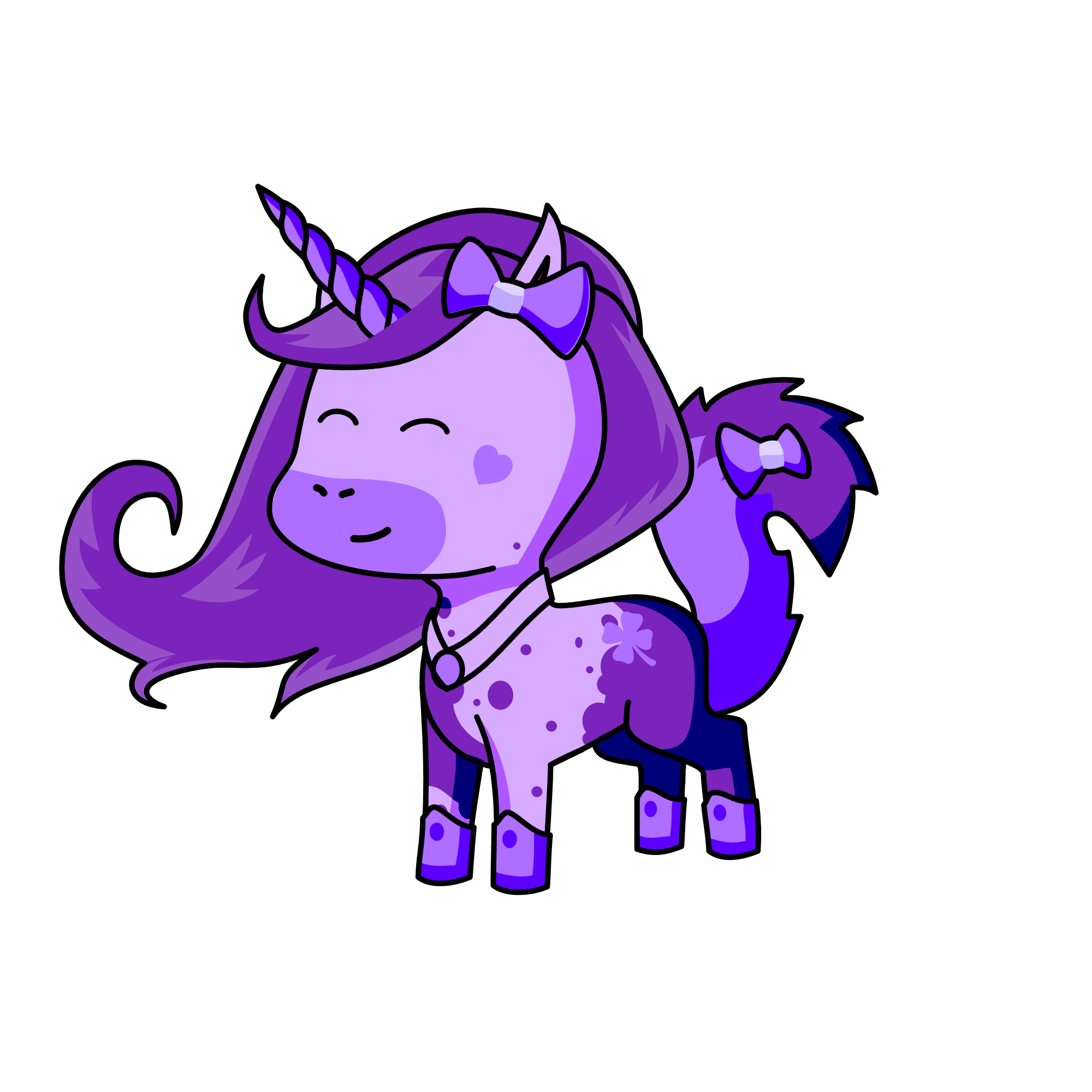 lavander bloom, the unicorn